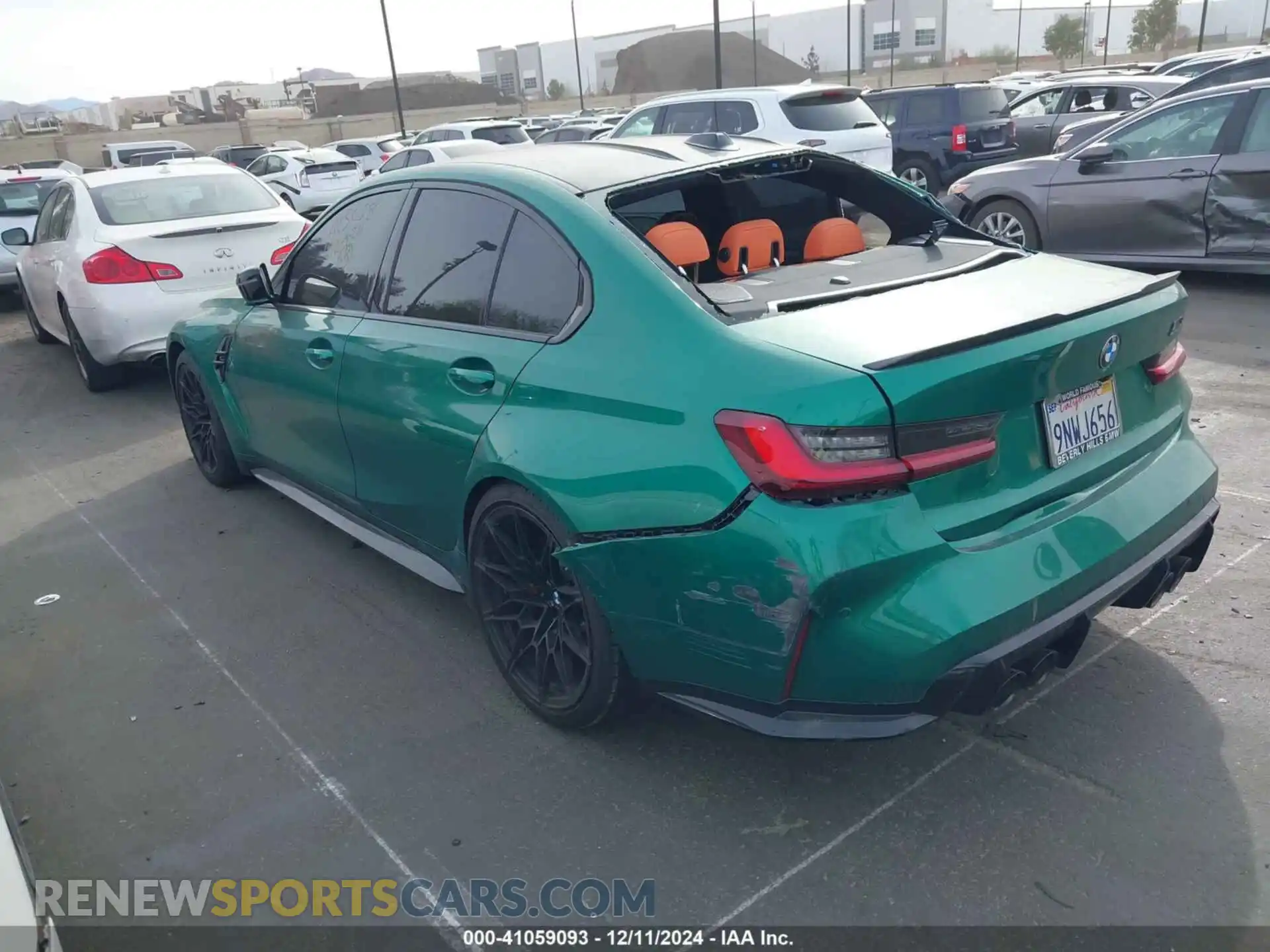 3 Photograph of a damaged car WBS33AY09RFT52396 BMW M3 2024