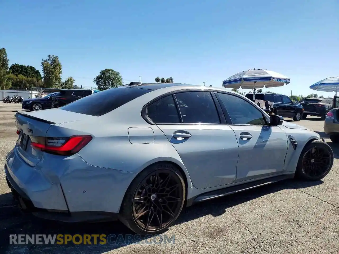 3 Photograph of a damaged car WBS33AY0XRFT47126 BMW M3 2024