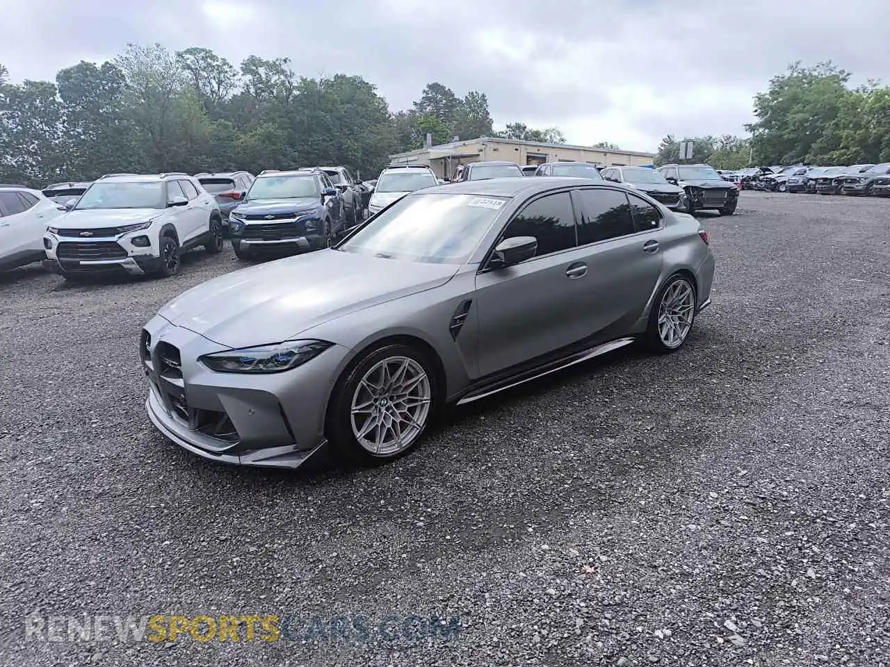 1 Photograph of a damaged car WBS43AY00RFS31132 BMW M3 2024