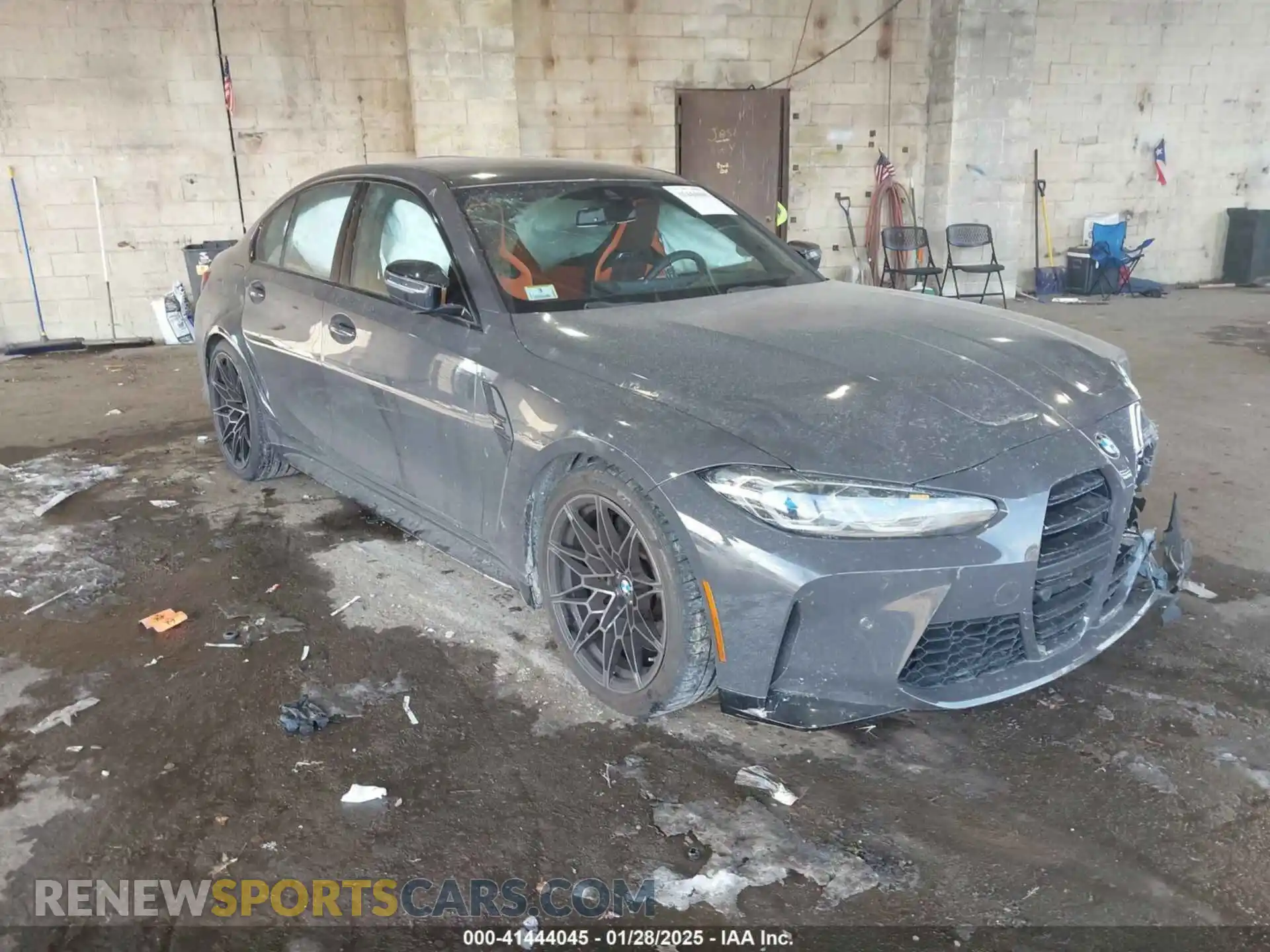 1 Photograph of a damaged car WBS43AY00RFS70481 BMW M3 2024