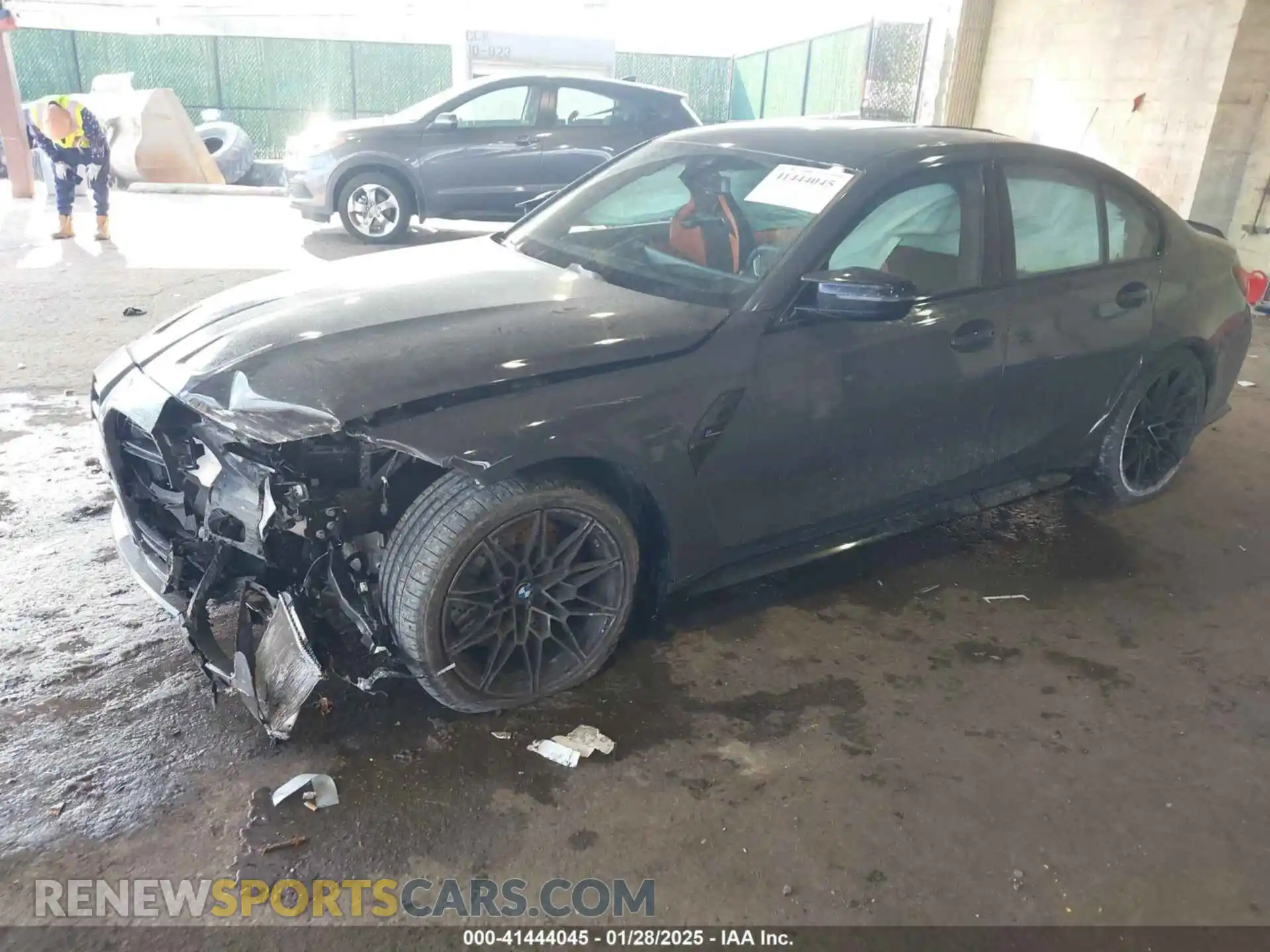 2 Photograph of a damaged car WBS43AY00RFS70481 BMW M3 2024