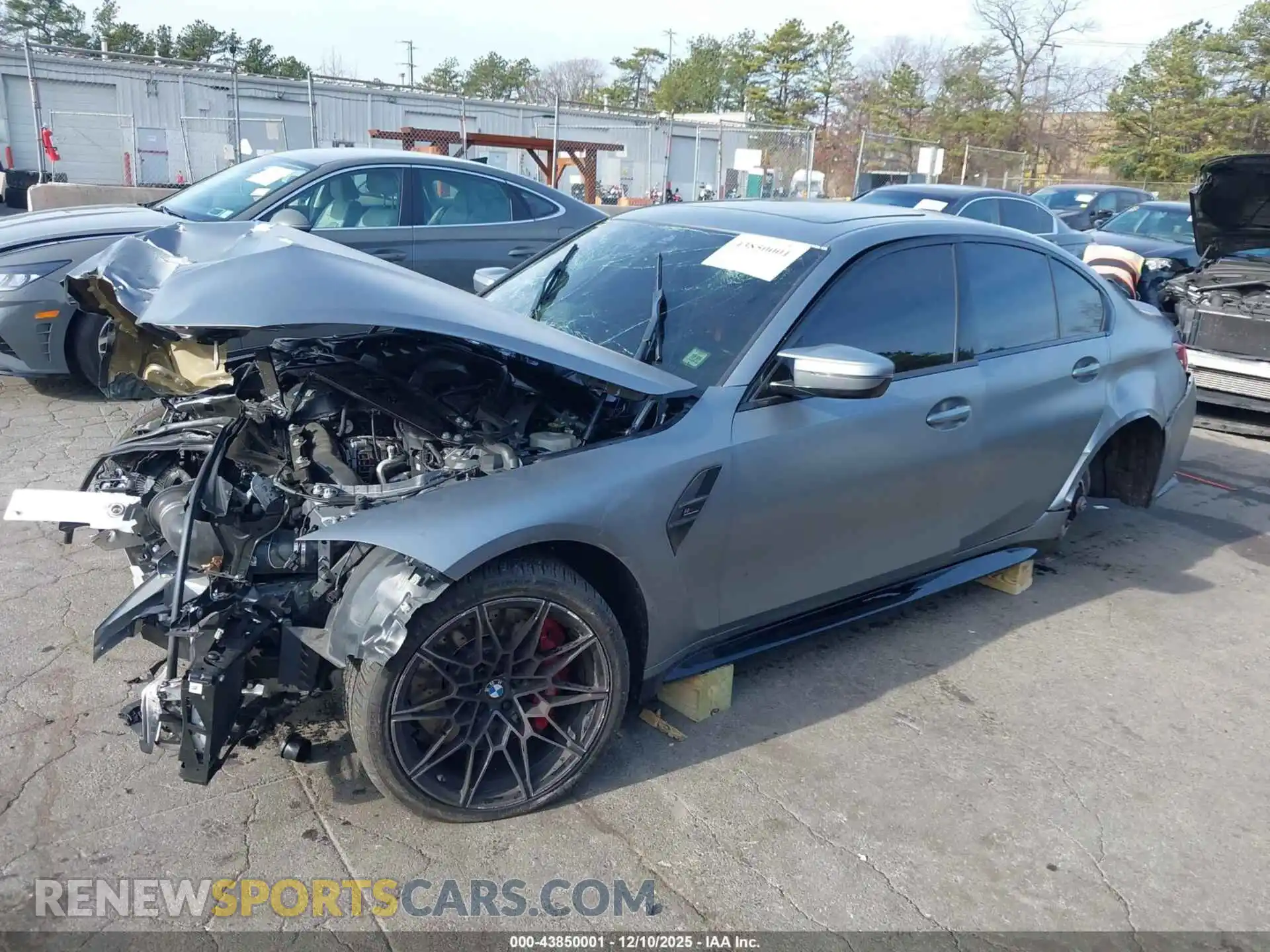 2 Photograph of a damaged car WBS43AY01RFS41331 BMW M3 2024