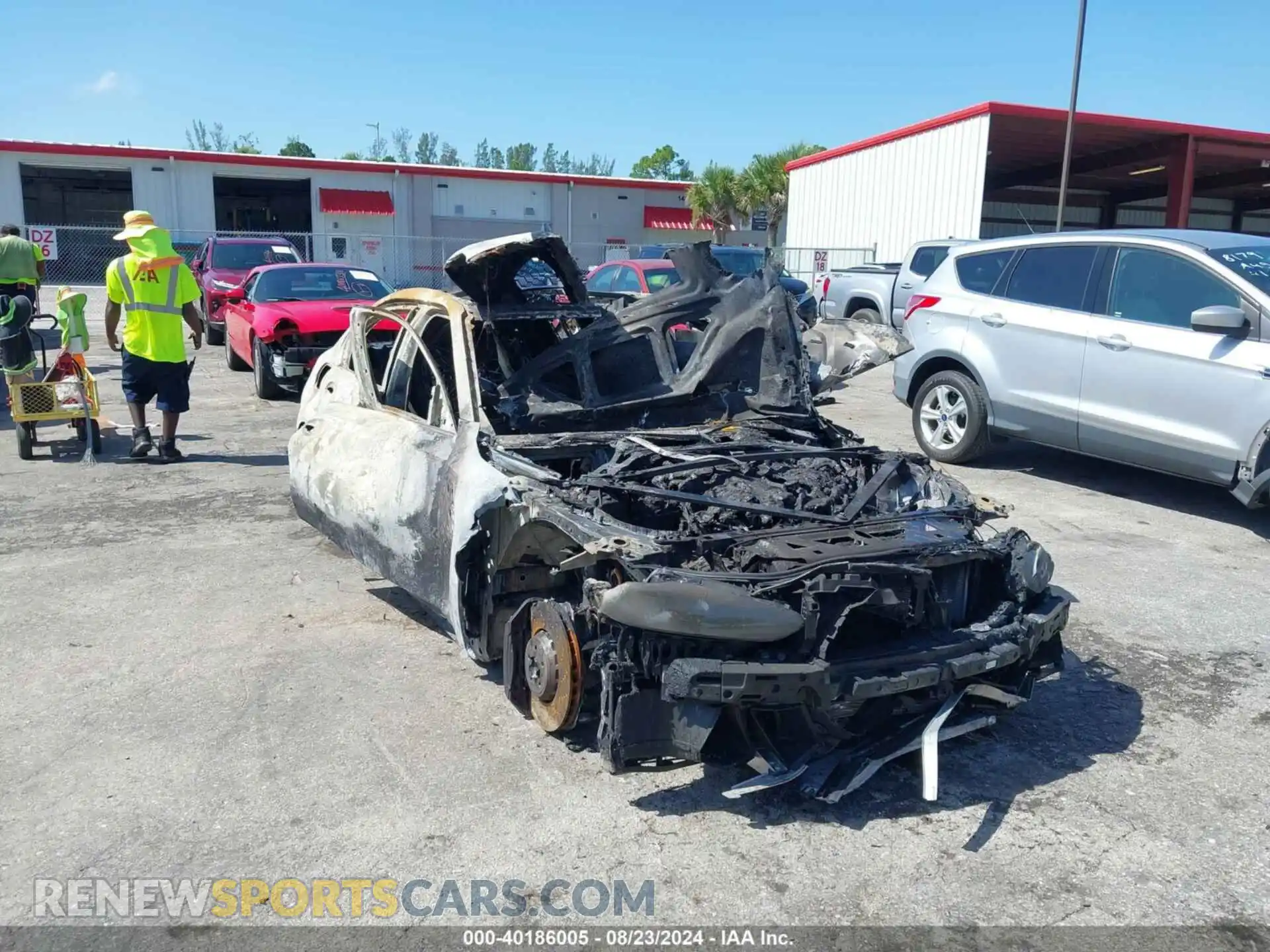 1 Photograph of a damaged car WBS43AY01RFS68934 BMW M3 2024