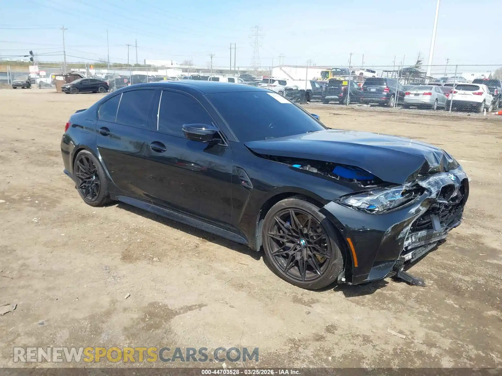 1 Photograph of a damaged car WBS43AY02RFS94121 BMW M3 2024