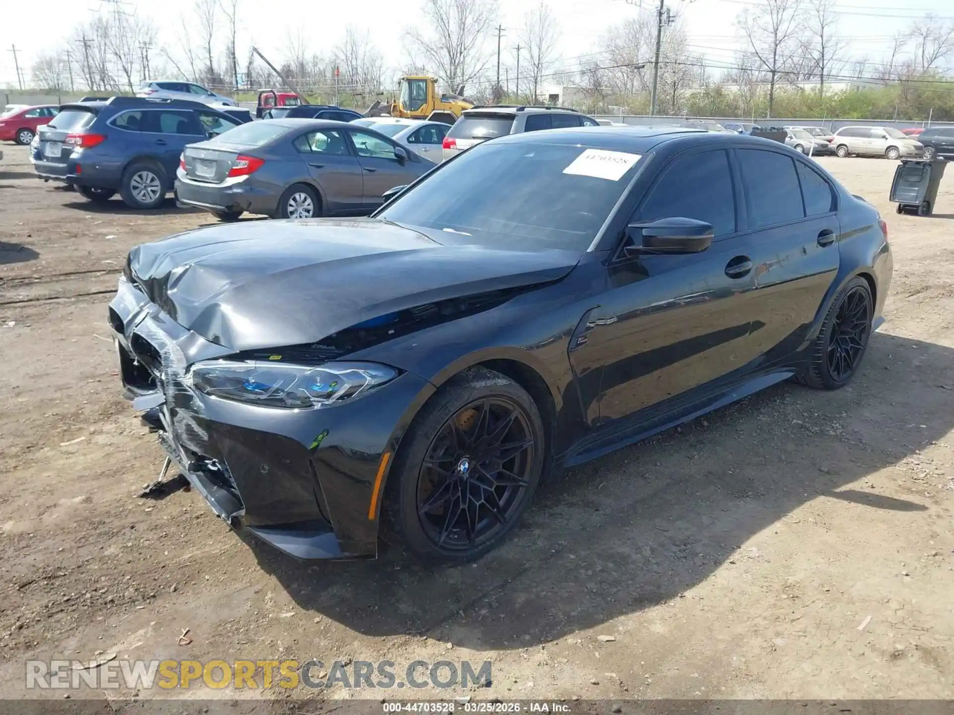 2 Photograph of a damaged car WBS43AY02RFS94121 BMW M3 2024