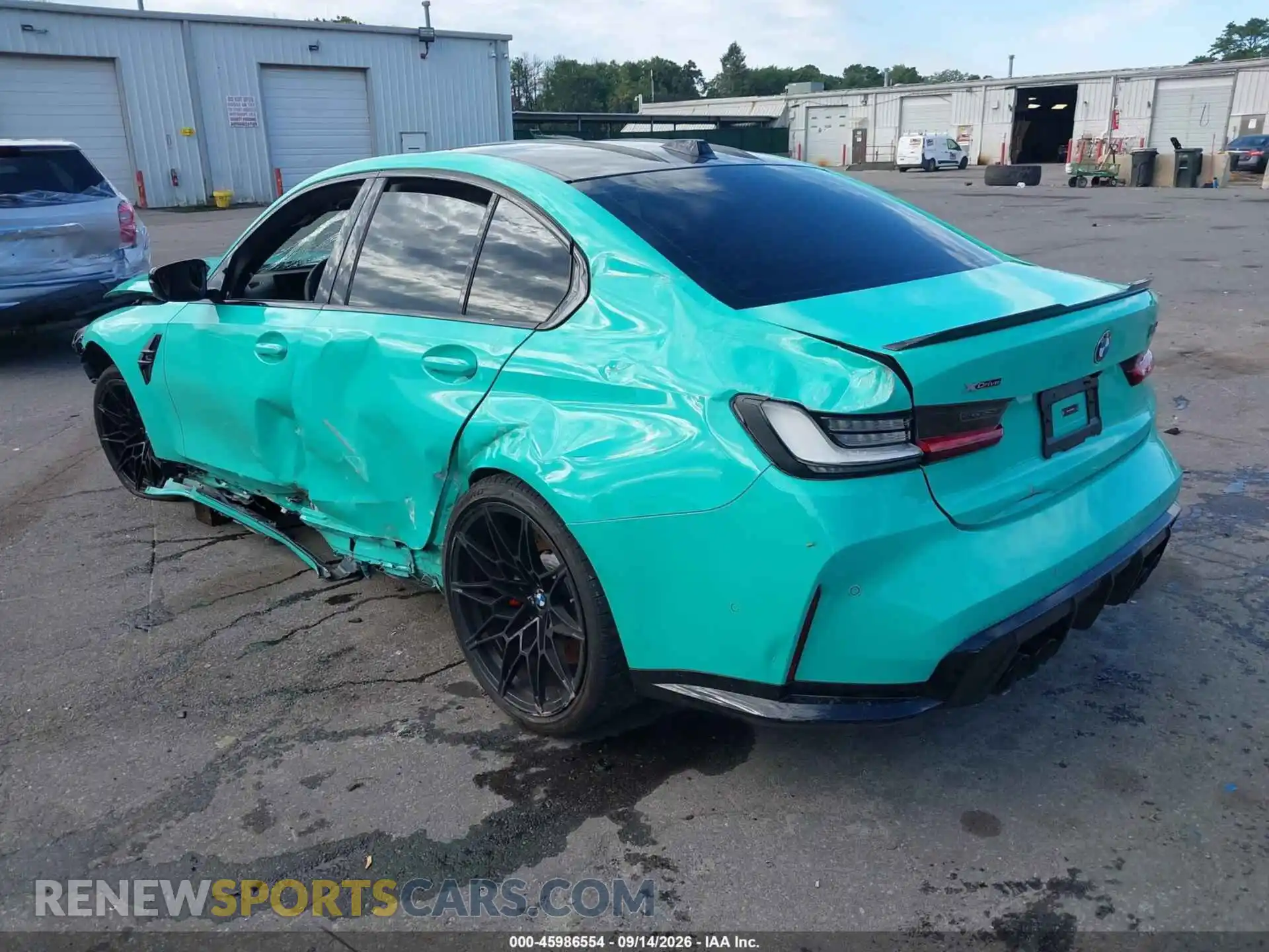 3 Photograph of a damaged car WBS43AY03RFS69180 BMW M3 2024