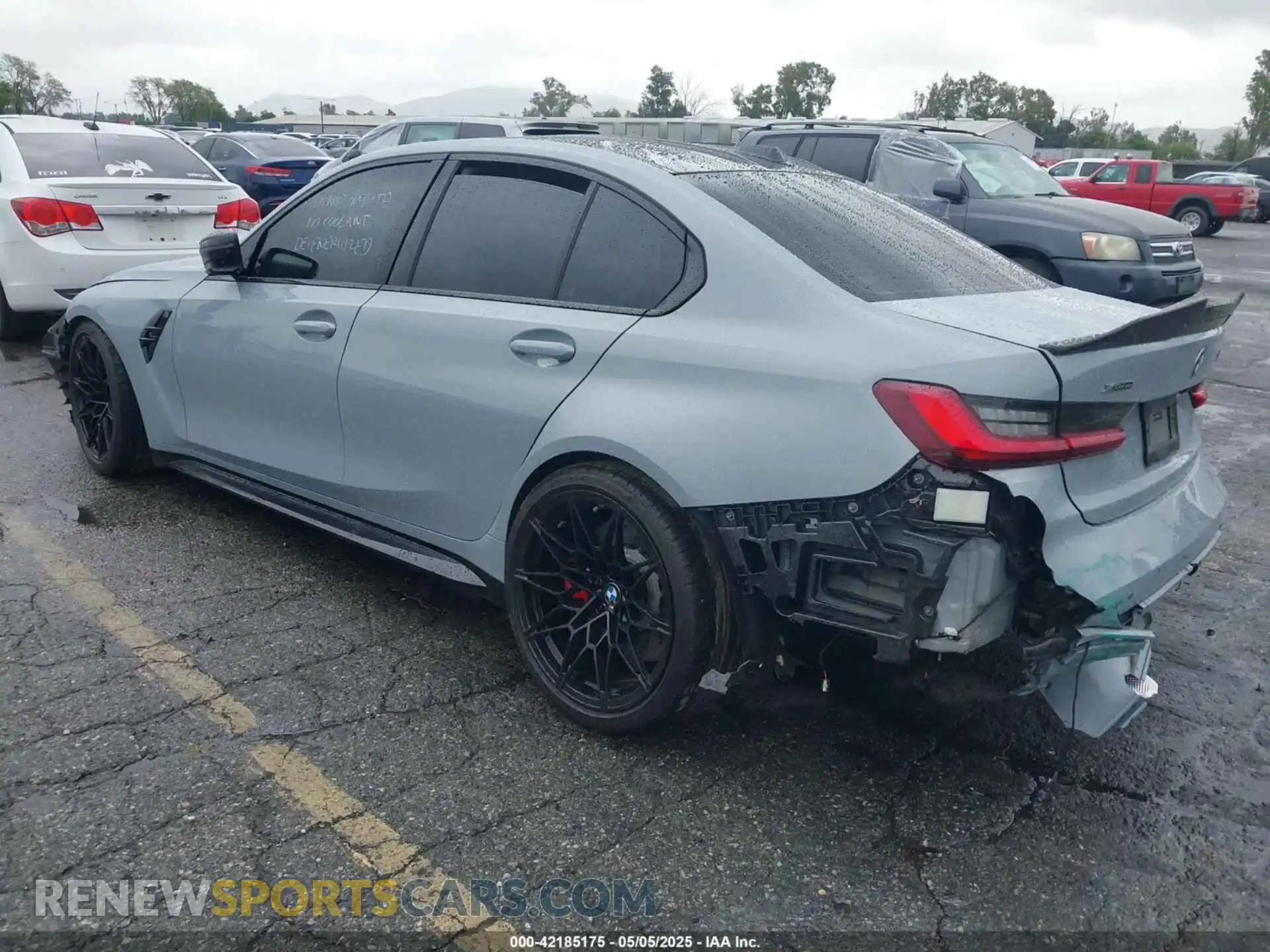 3 Photograph of a damaged car WBS43AY03RFT56948 BMW M3 2024