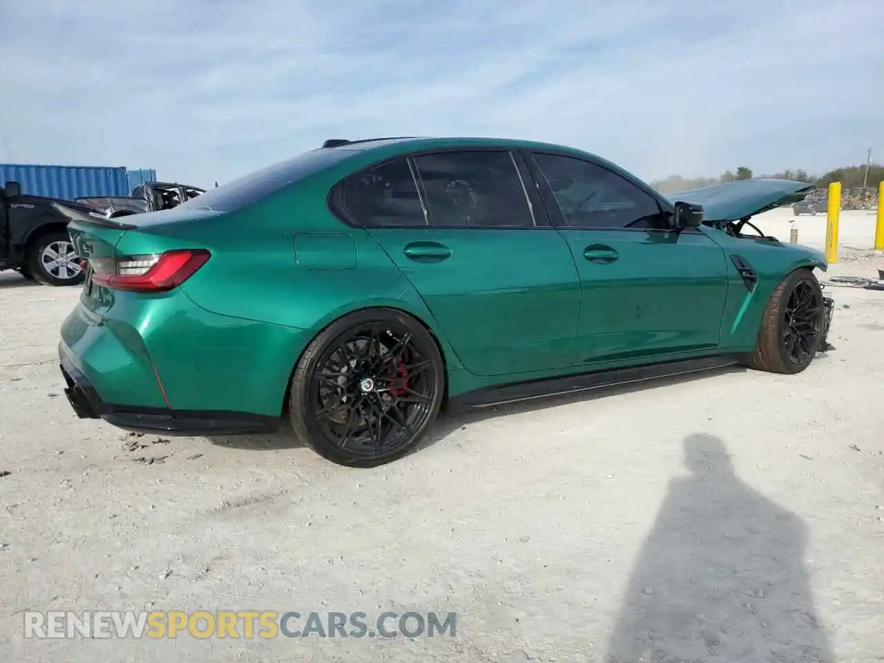 3 Photograph of a damaged car WBS43AY05RFR64891 BMW M3 2024