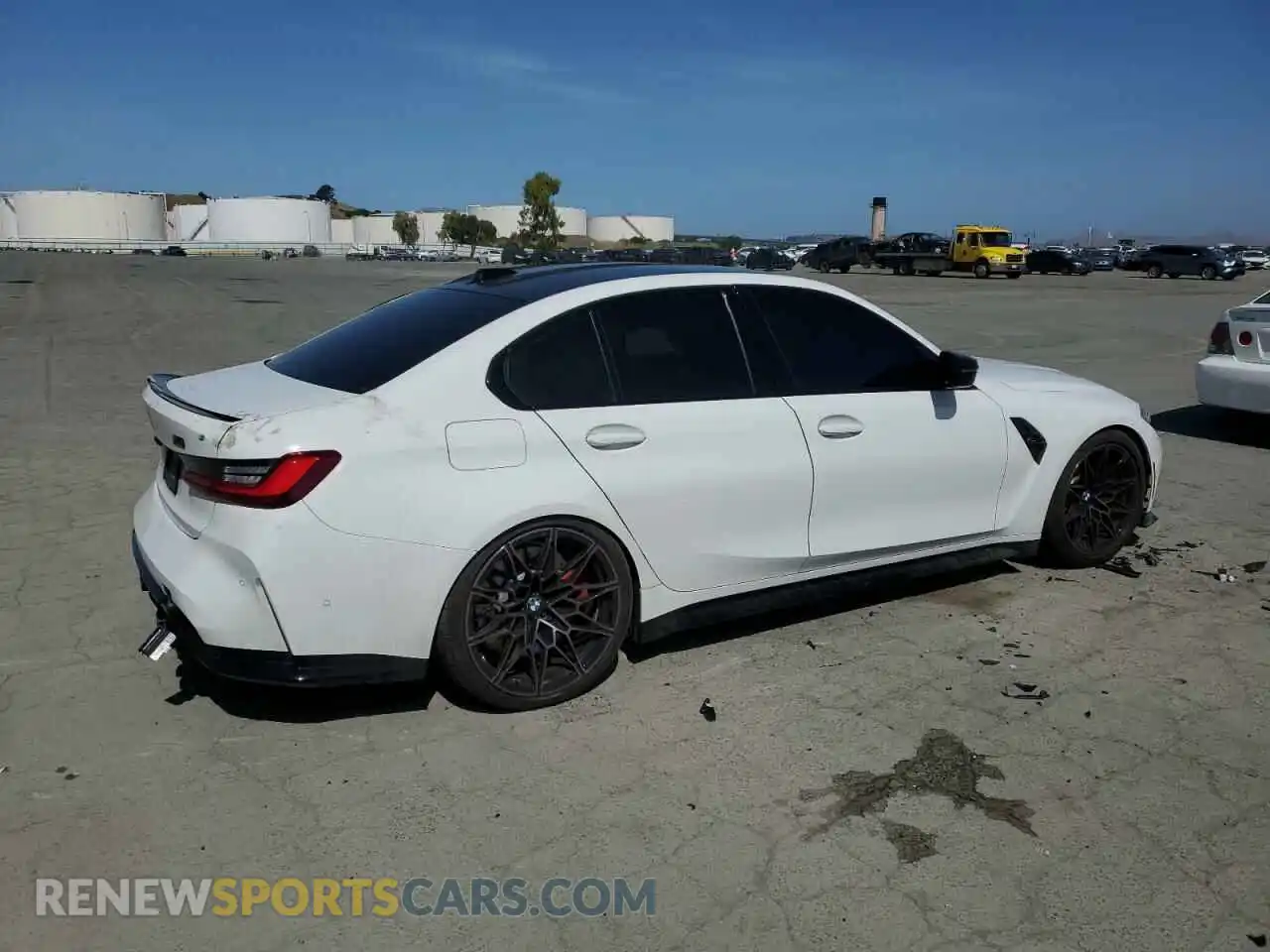 3 Photograph of a damaged car WBS43AY05RFS51389 BMW M3 2024