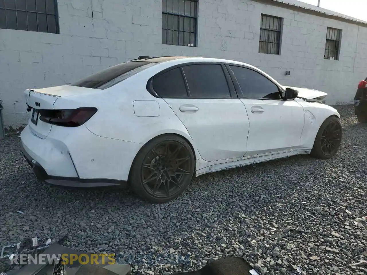 3 Photograph of a damaged car WBS43AY05RFT23854 BMW M3 2024