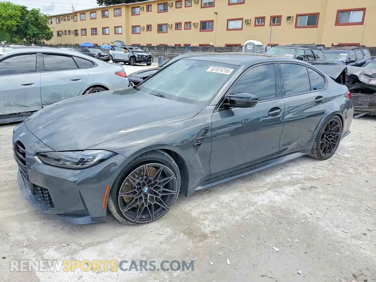 1 Фотография поврежденного автомобиля WBS43AY06RFS51546 BMW M3 2024