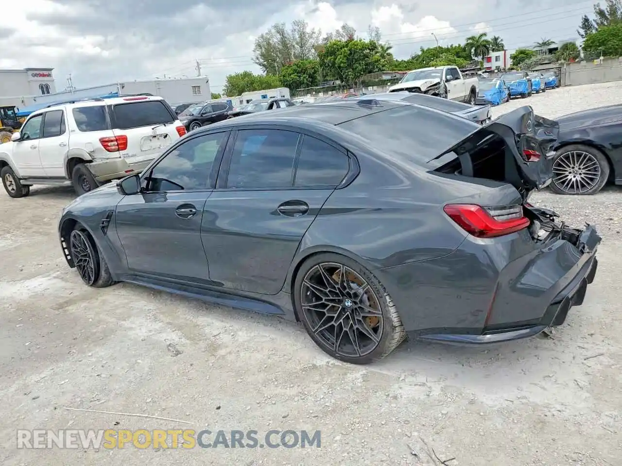 2 Фотография поврежденного автомобиля WBS43AY06RFS51546 BMW M3 2024