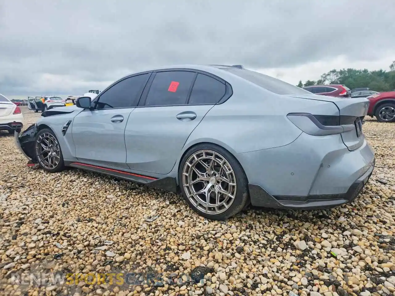 2 fotografías del automóvil dañado WBS43AY06RFT07940 BMW M3 2024