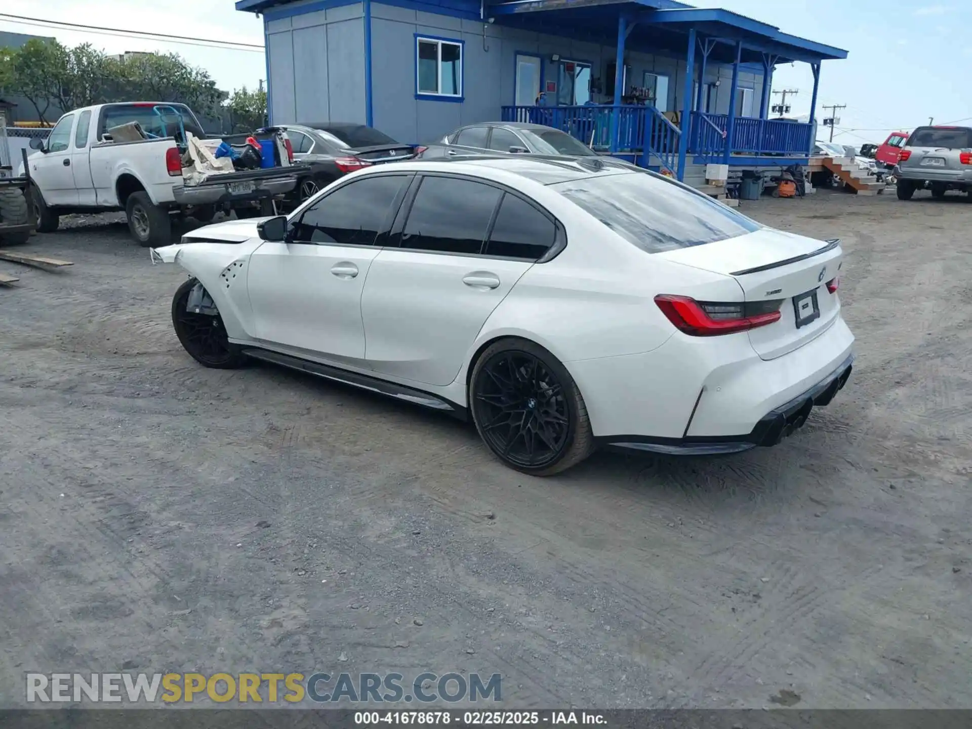 3 Photograph of a damaged car WBS43AY07RFS42807 BMW M3 2024