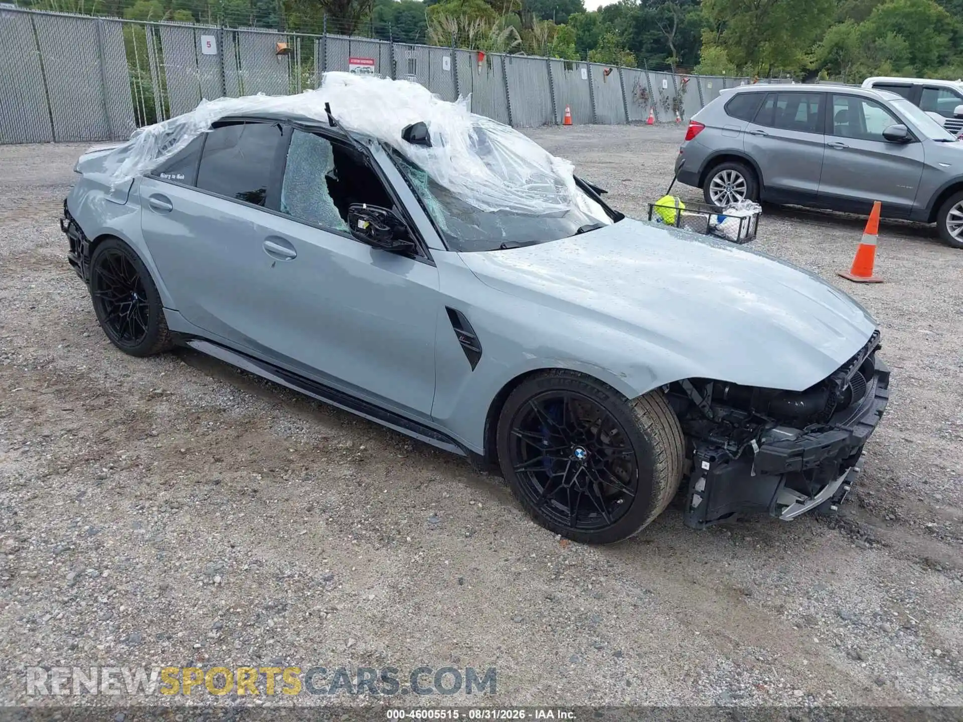 1 Photograph of a damaged car WBS43AY08RFS70535 BMW M3 2024