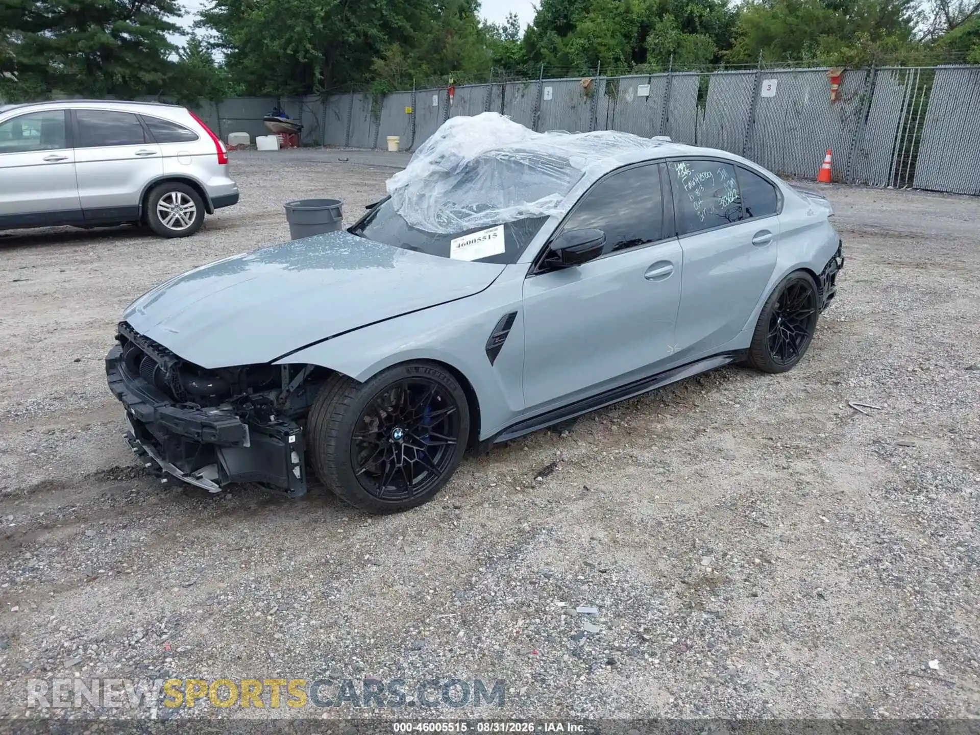 2 Photograph of a damaged car WBS43AY08RFS70535 BMW M3 2024