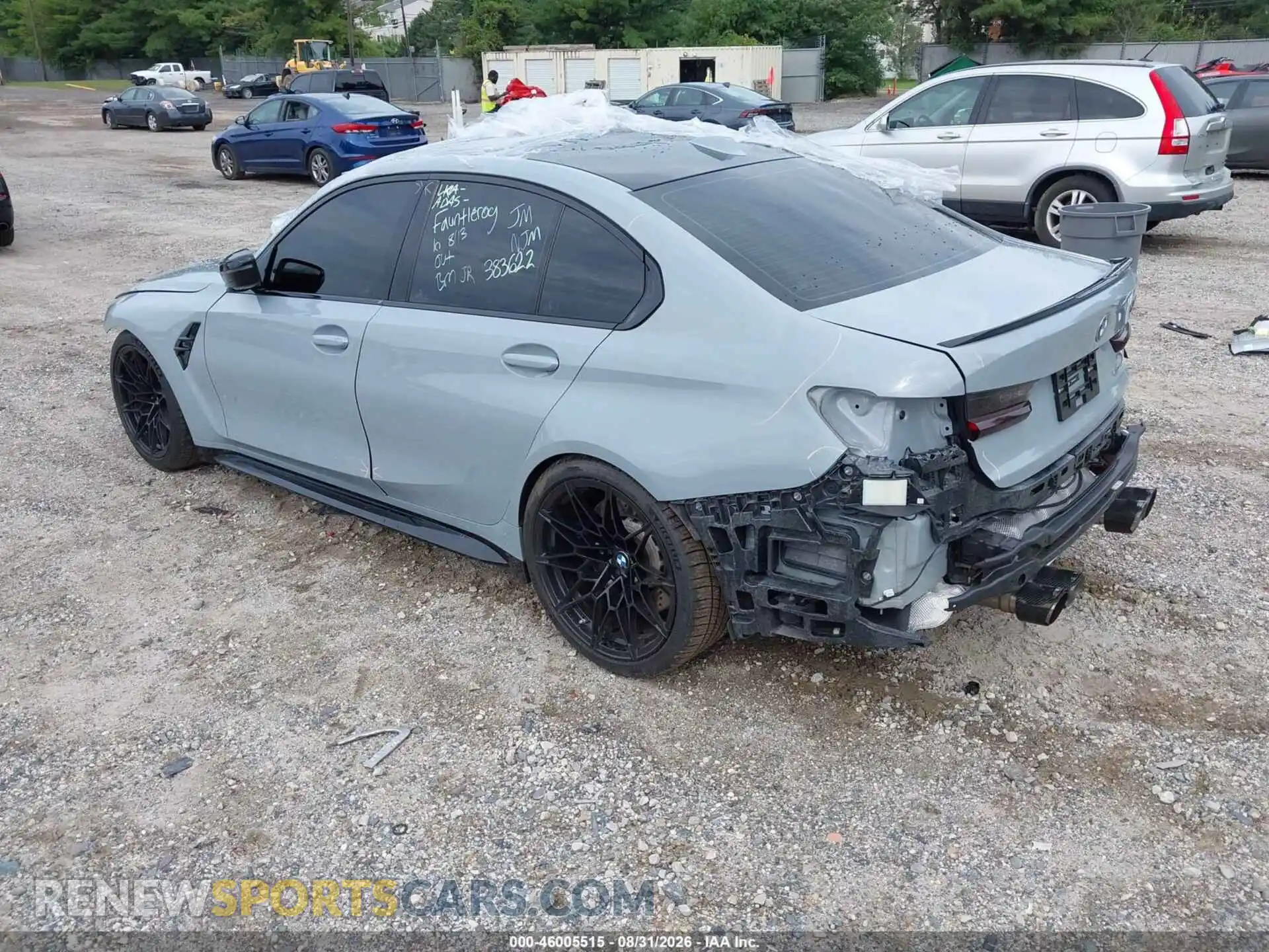 3 Photograph of a damaged car WBS43AY08RFS70535 BMW M3 2024