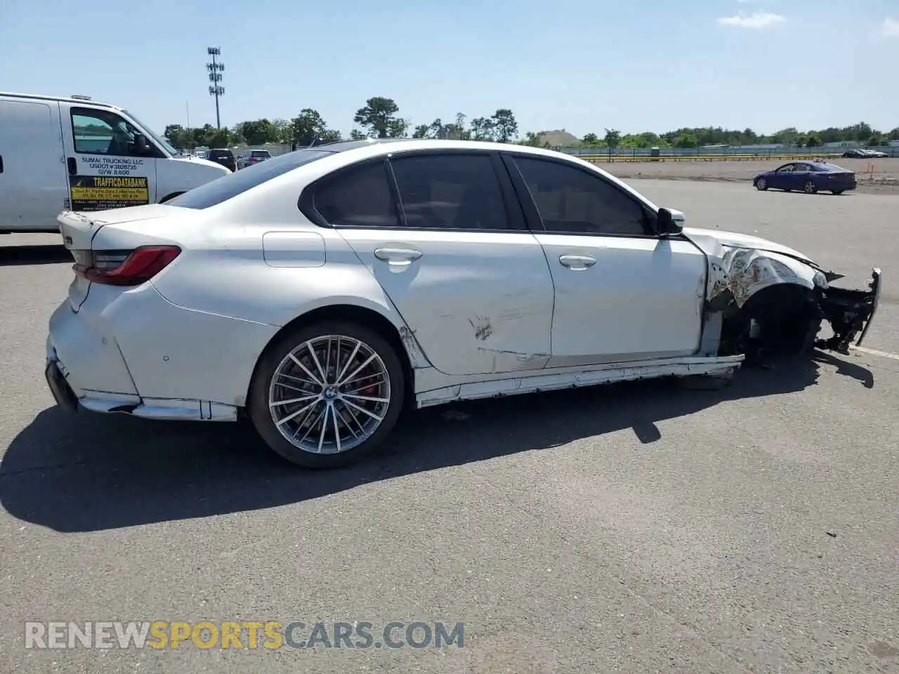 3 Photograph of a damaged car WBS43AY08RFT30877 BMW M3 2024