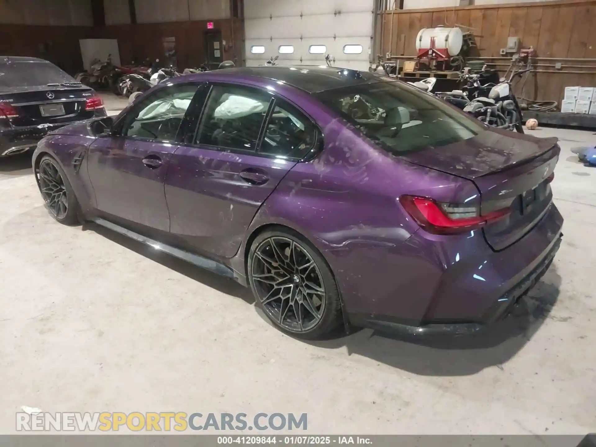 3 Photograph of a damaged car WBS43AY09RFR97988 BMW M3 2024