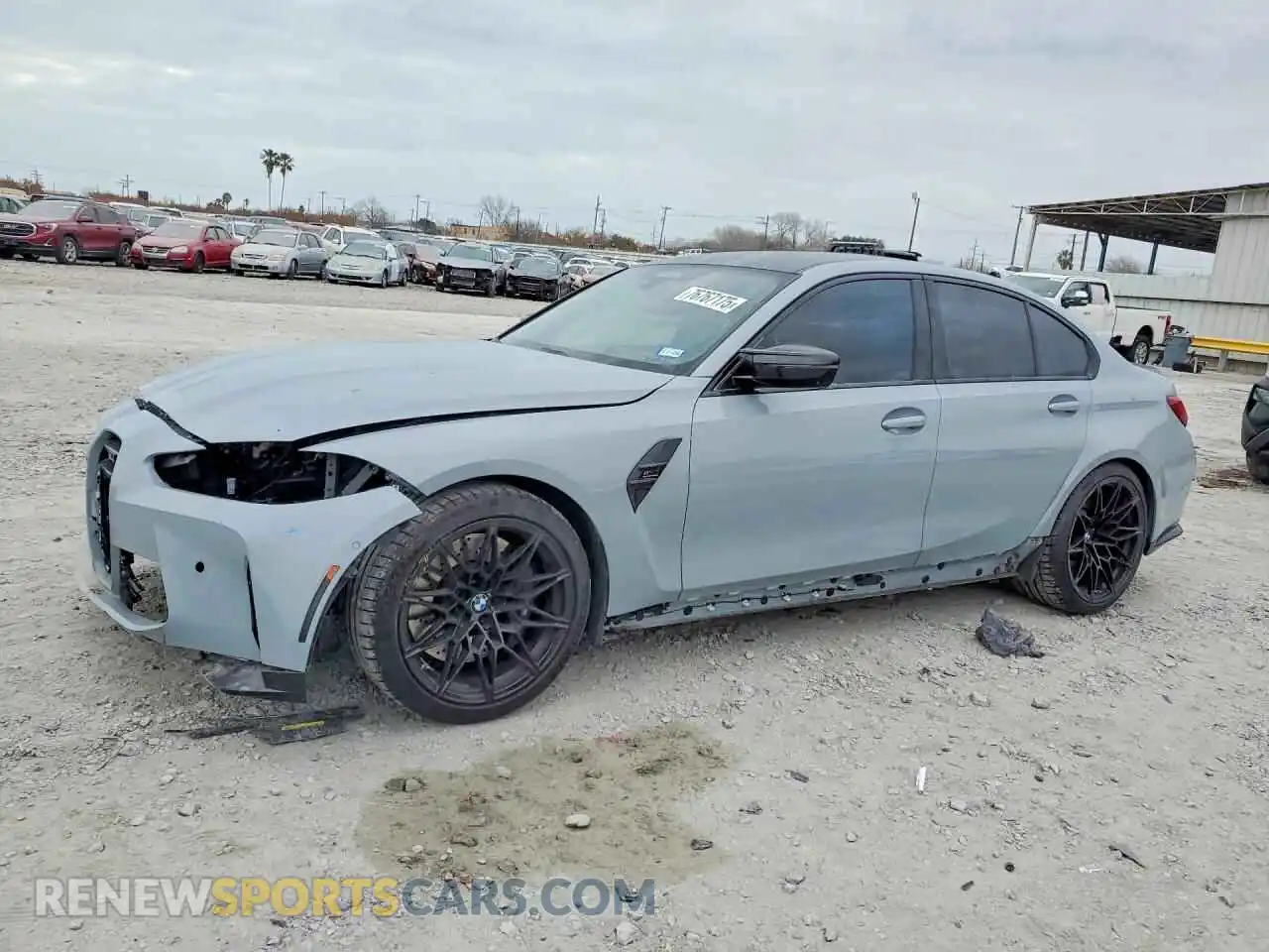 1 Photograph of a damaged car WBS43AY09RFT43380 BMW M3 2024