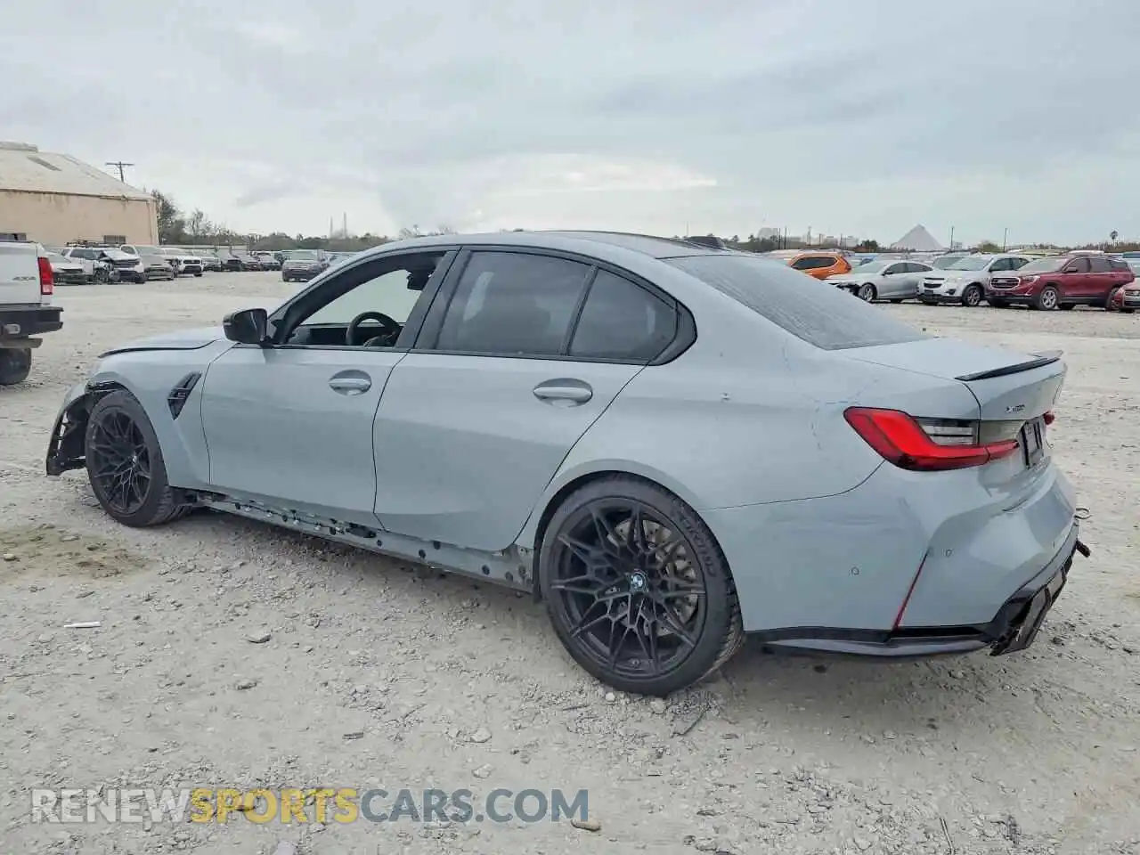 2 Photograph of a damaged car WBS43AY09RFT43380 BMW M3 2024