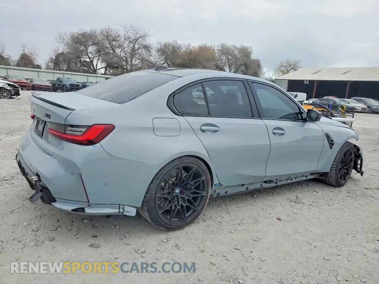 3 Photograph of a damaged car WBS43AY09RFT43380 BMW M3 2024