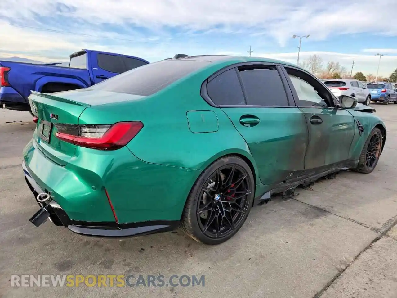 3 Photograph of a damaged car WBS43AY0XRFS20073 BMW M3 2024