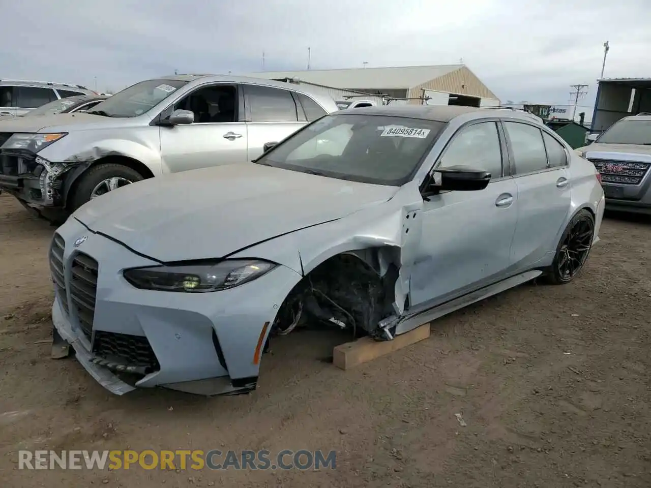 1 Photograph of a damaged car WBS43AY0XRFS28688 BMW M3 2024