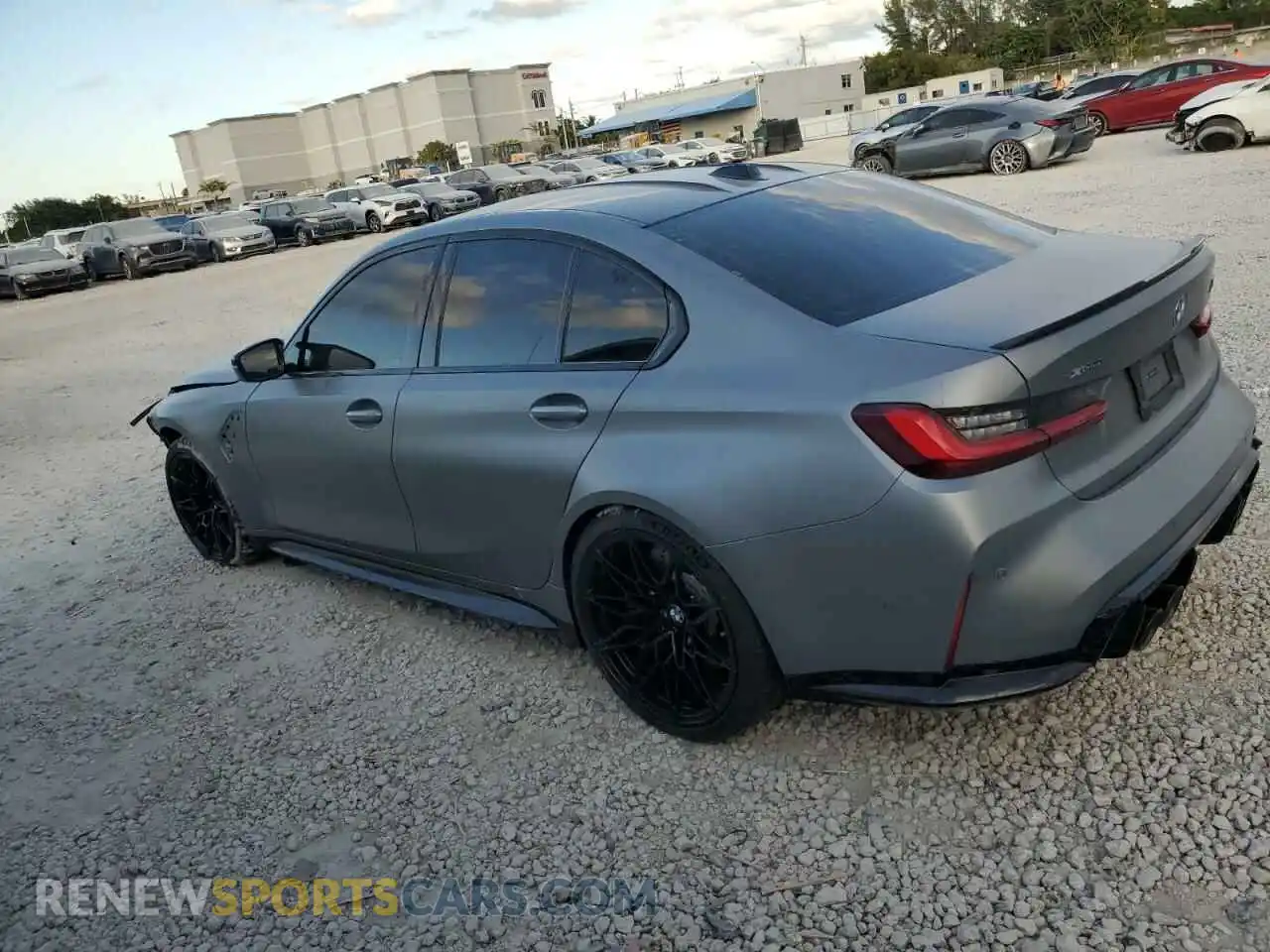 2 Photograph of a damaged car WBS43AY0XRFT01395 BMW M3 2024