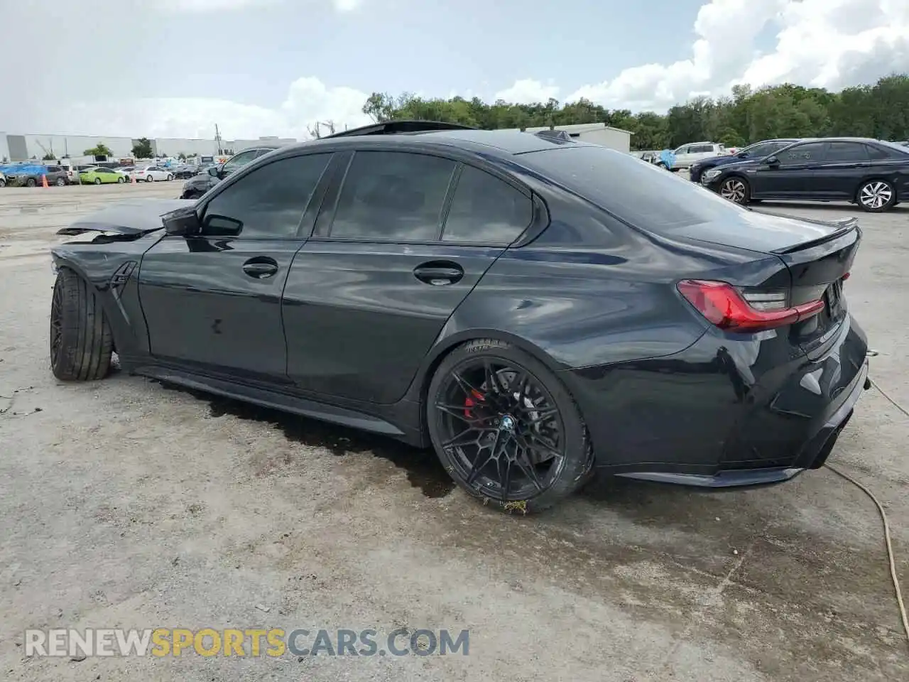 2 Photograph of a damaged car WBS43AY0XRFT26300 BMW M3 2024