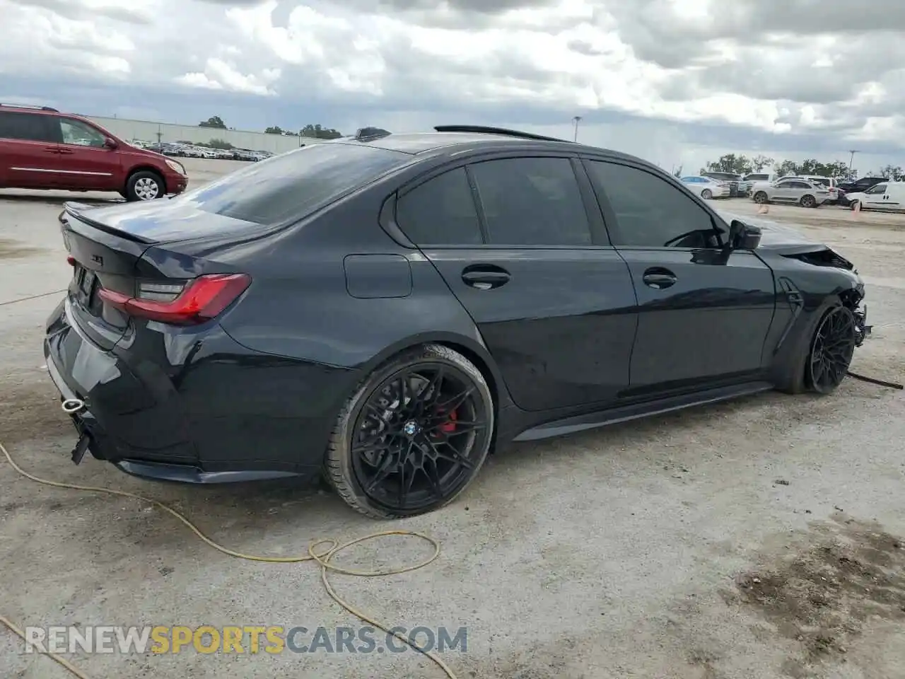 3 Photograph of a damaged car WBS43AY0XRFT26300 BMW M3 2024