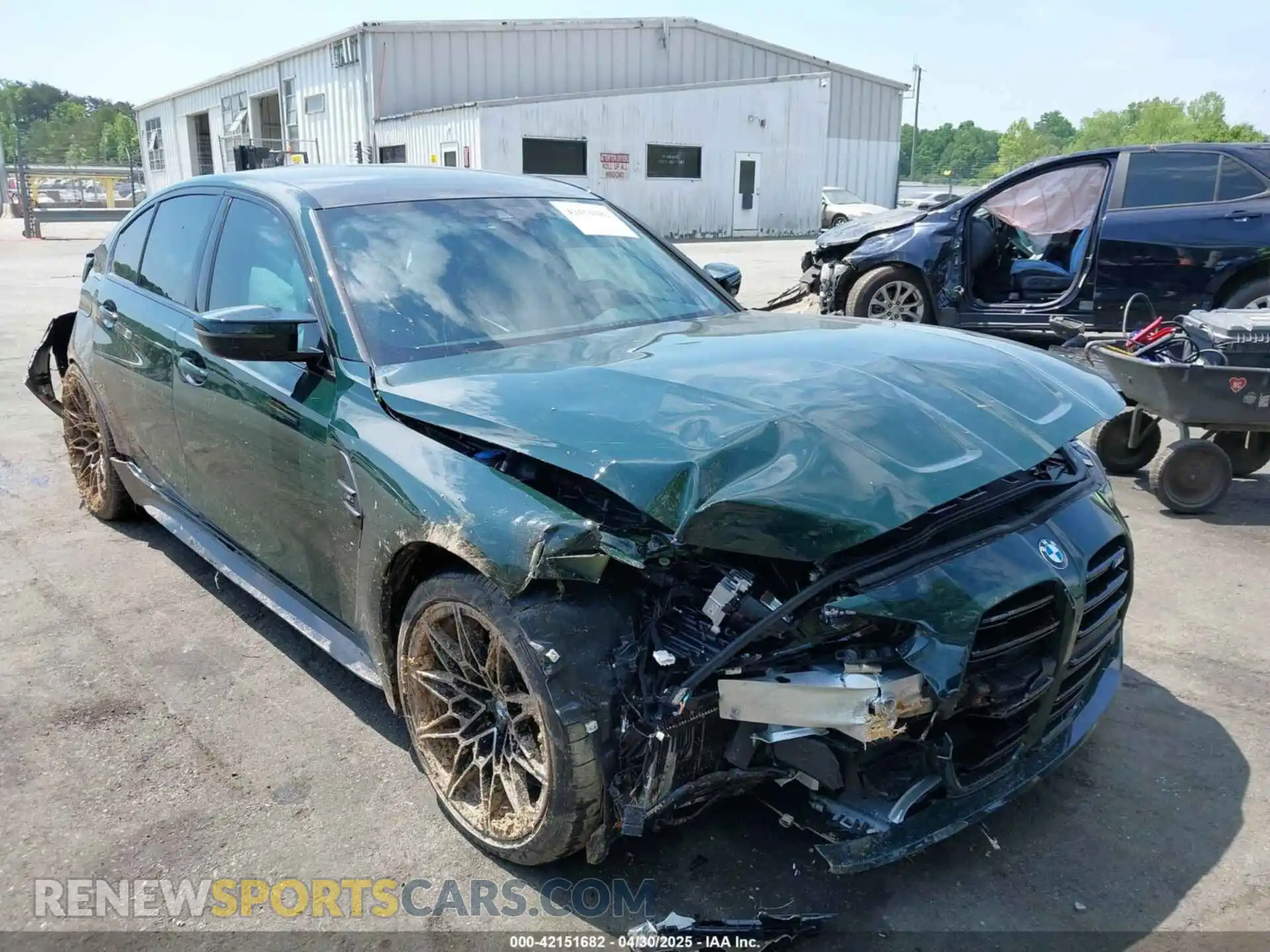 1 Photograph of a damaged car WBS53AY01RFT48402 BMW M3 2024