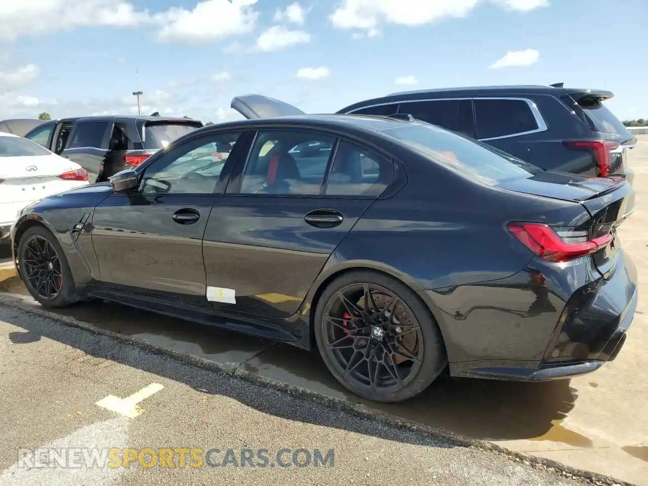 2 Photograph of a damaged car WBS53AY04RFR96736 BMW M3 2024
