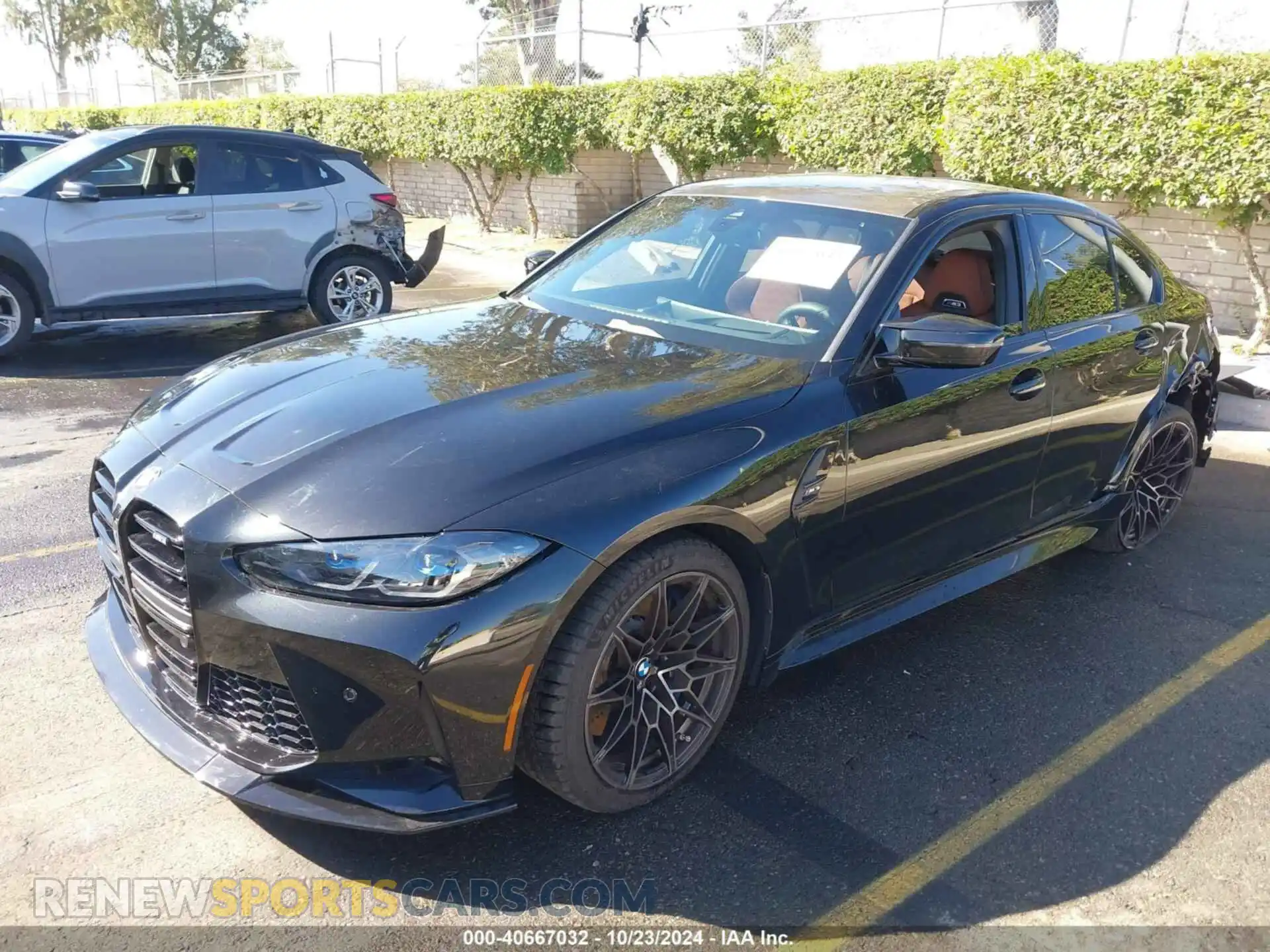 2 Photograph of a damaged car WBS53AY04RFS57446 BMW M3 2024