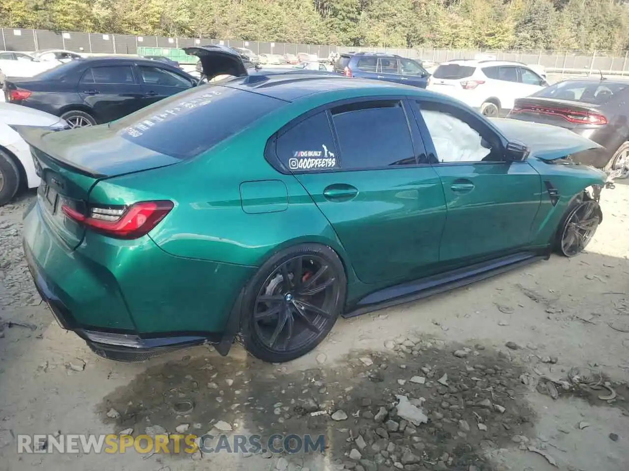 3 Photograph of a damaged car WBS53AY05RFS94439 BMW M3 2024
