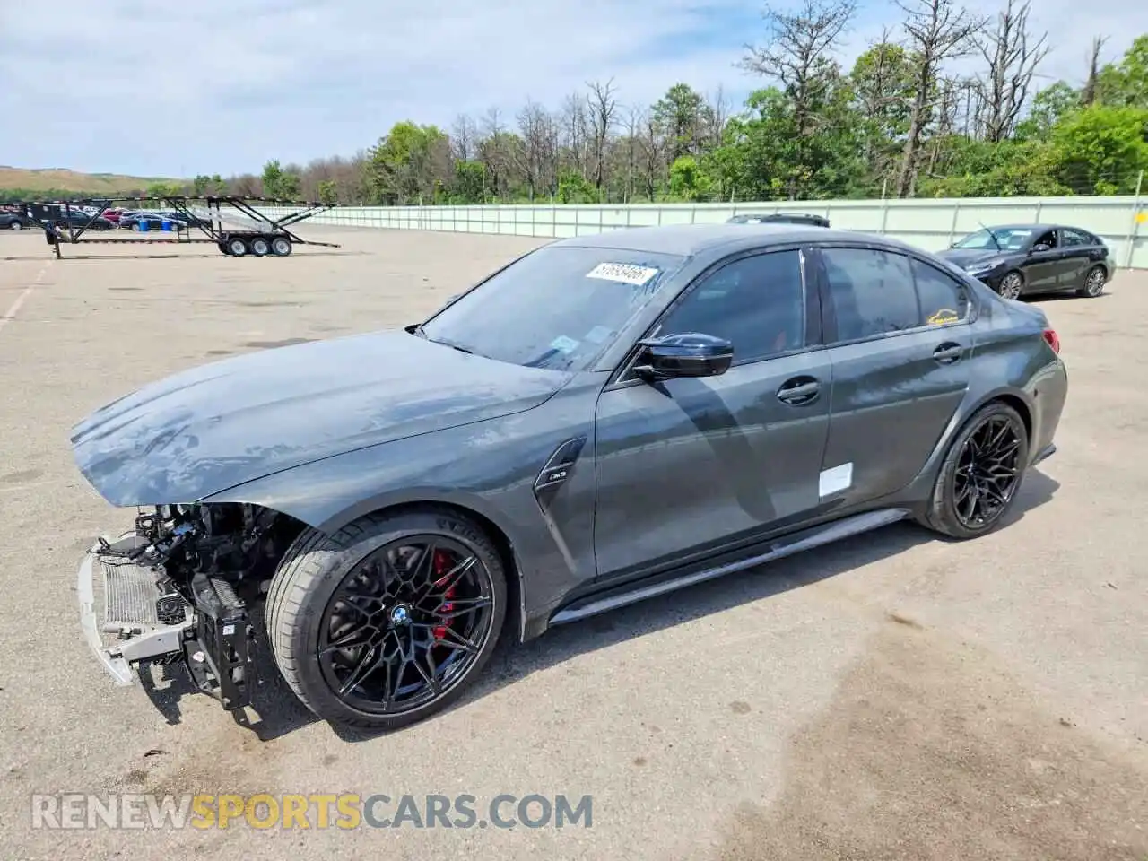 1 Photograph of a damaged car WBS53AY06RFS53348 BMW M3 2024