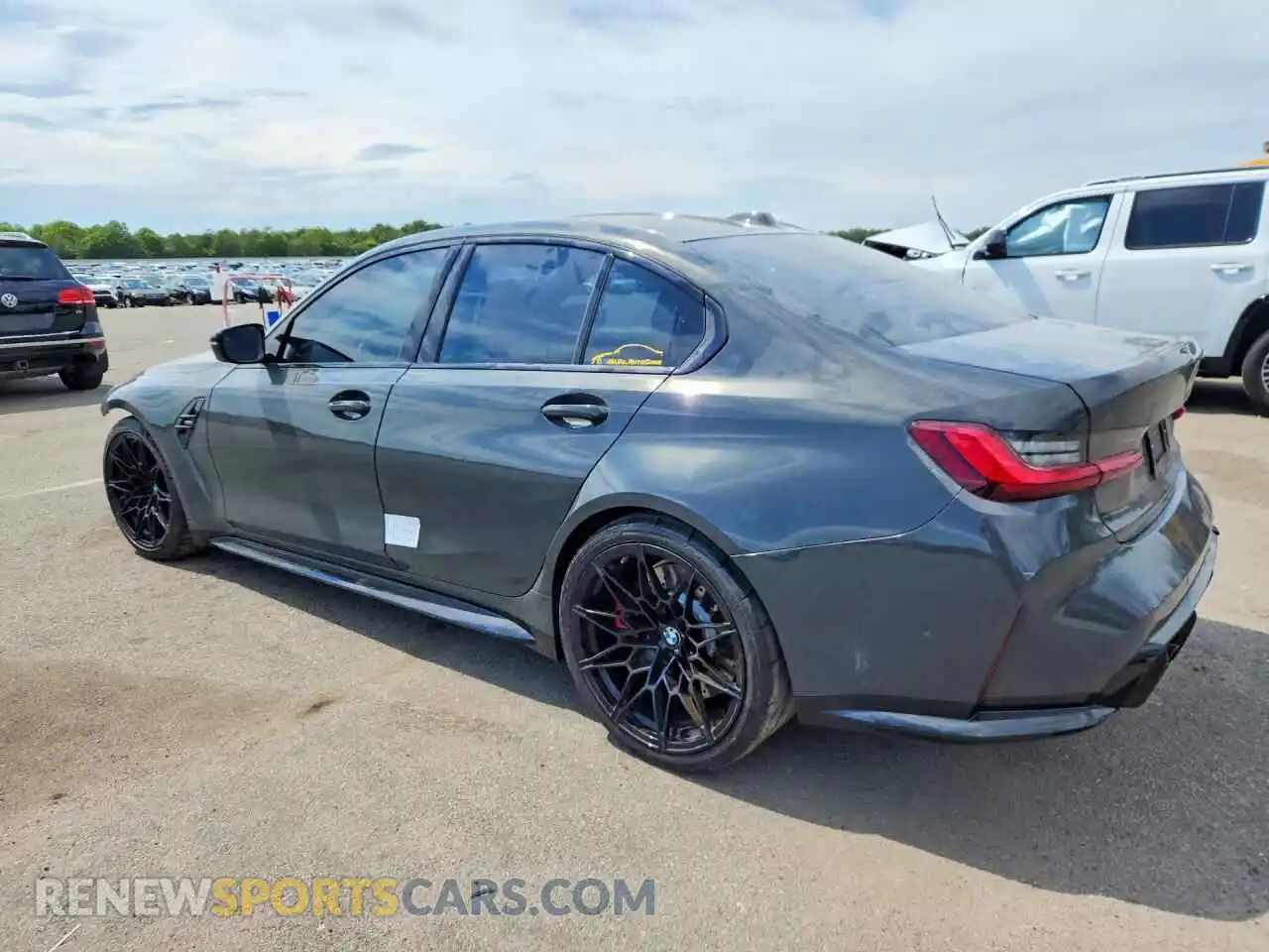 2 Photograph of a damaged car WBS53AY06RFS53348 BMW M3 2024