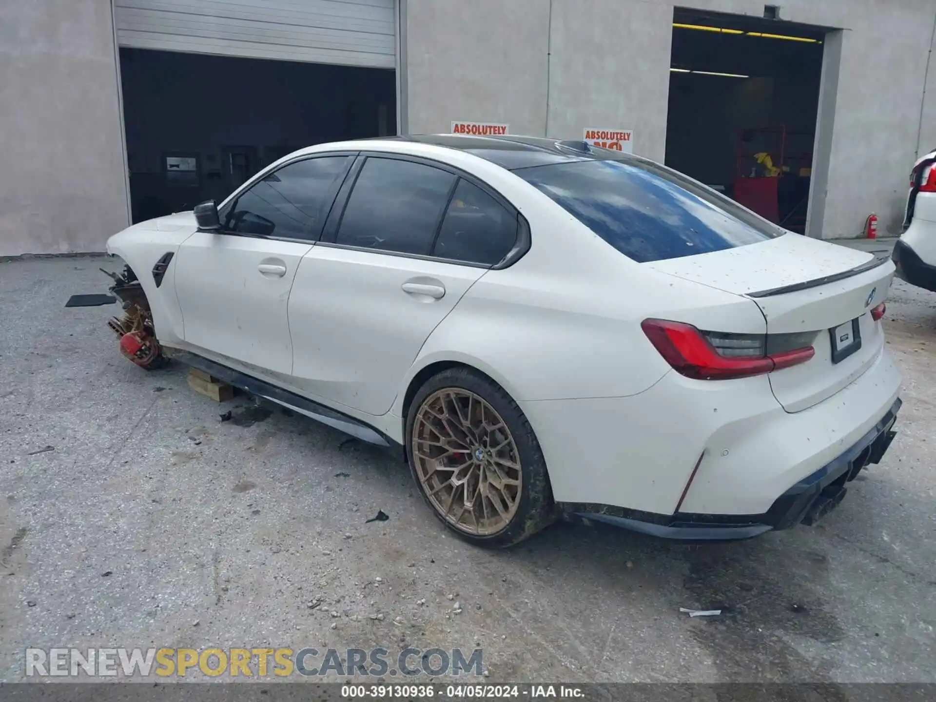 3 Photograph of a damaged car WBS63AY06RFR07219 BMW M3 2024