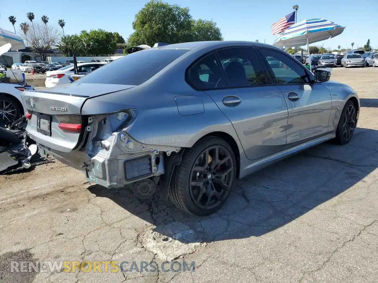 3 Photograph of a damaged car 3MW59FT02S8F01567 BMW M3 2025