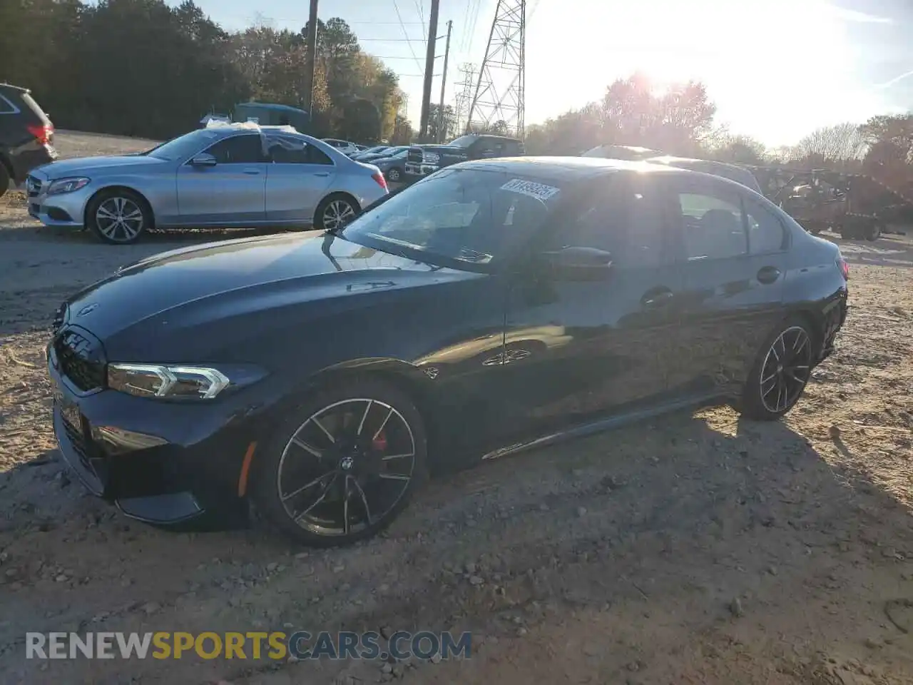 1 Photograph of a damaged car 3MW59FT07S8F59044 BMW M3 2025