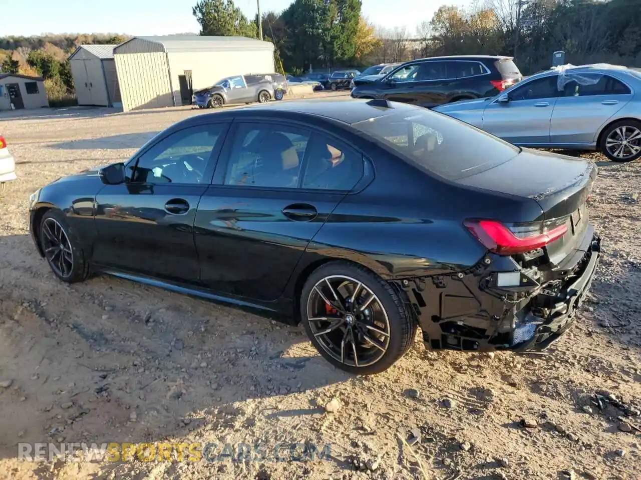2 Photograph of a damaged car 3MW59FT07S8F59044 BMW M3 2025