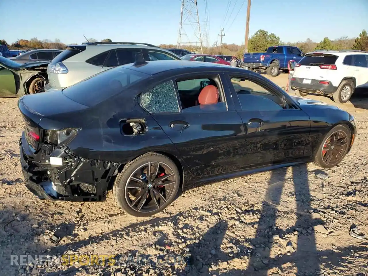 3 Photograph of a damaged car 3MW59FT07S8F59044 BMW M3 2025