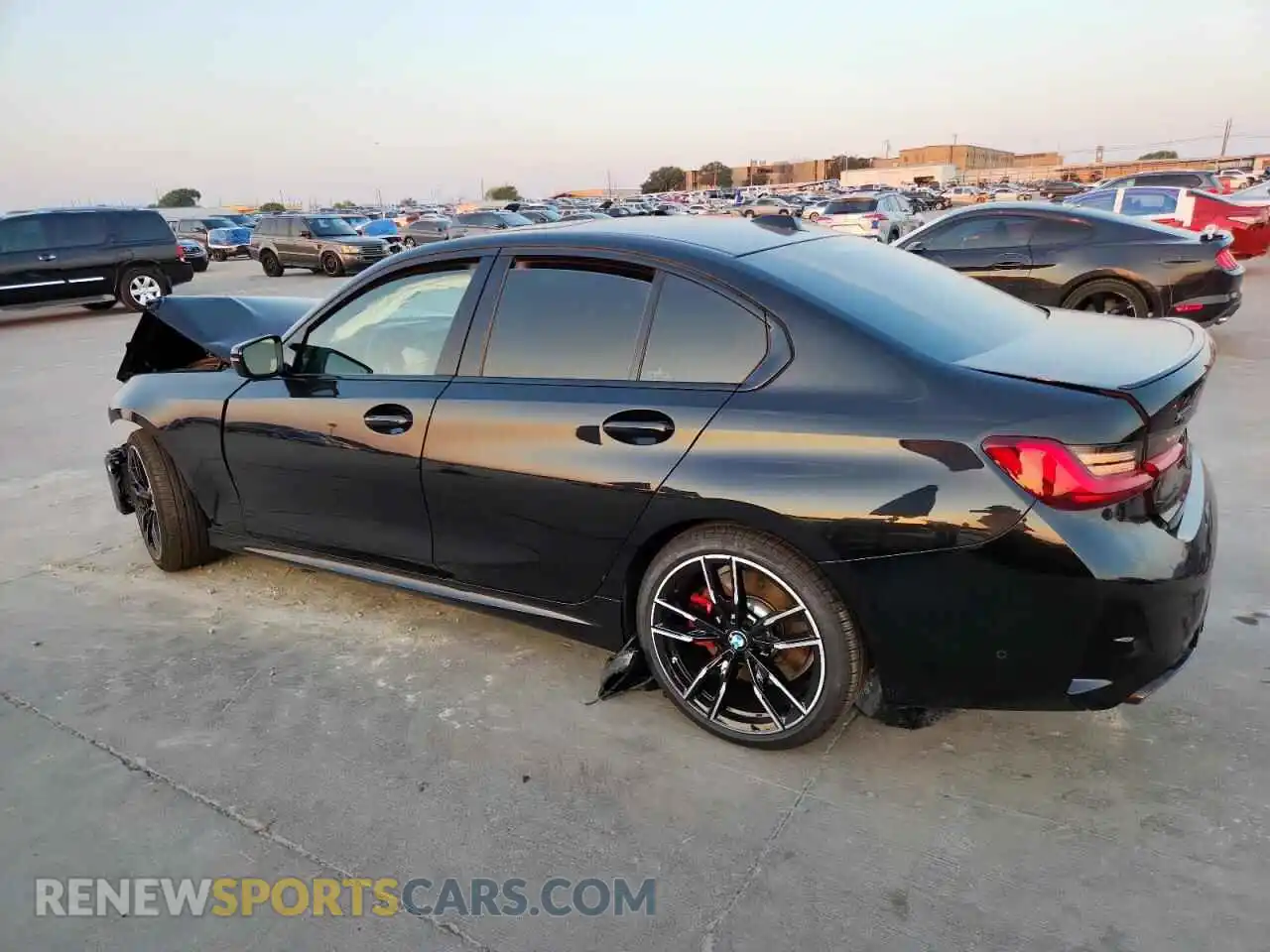 2 Photograph of a damaged car 3MW69FT02S8F20270 BMW M3 2025