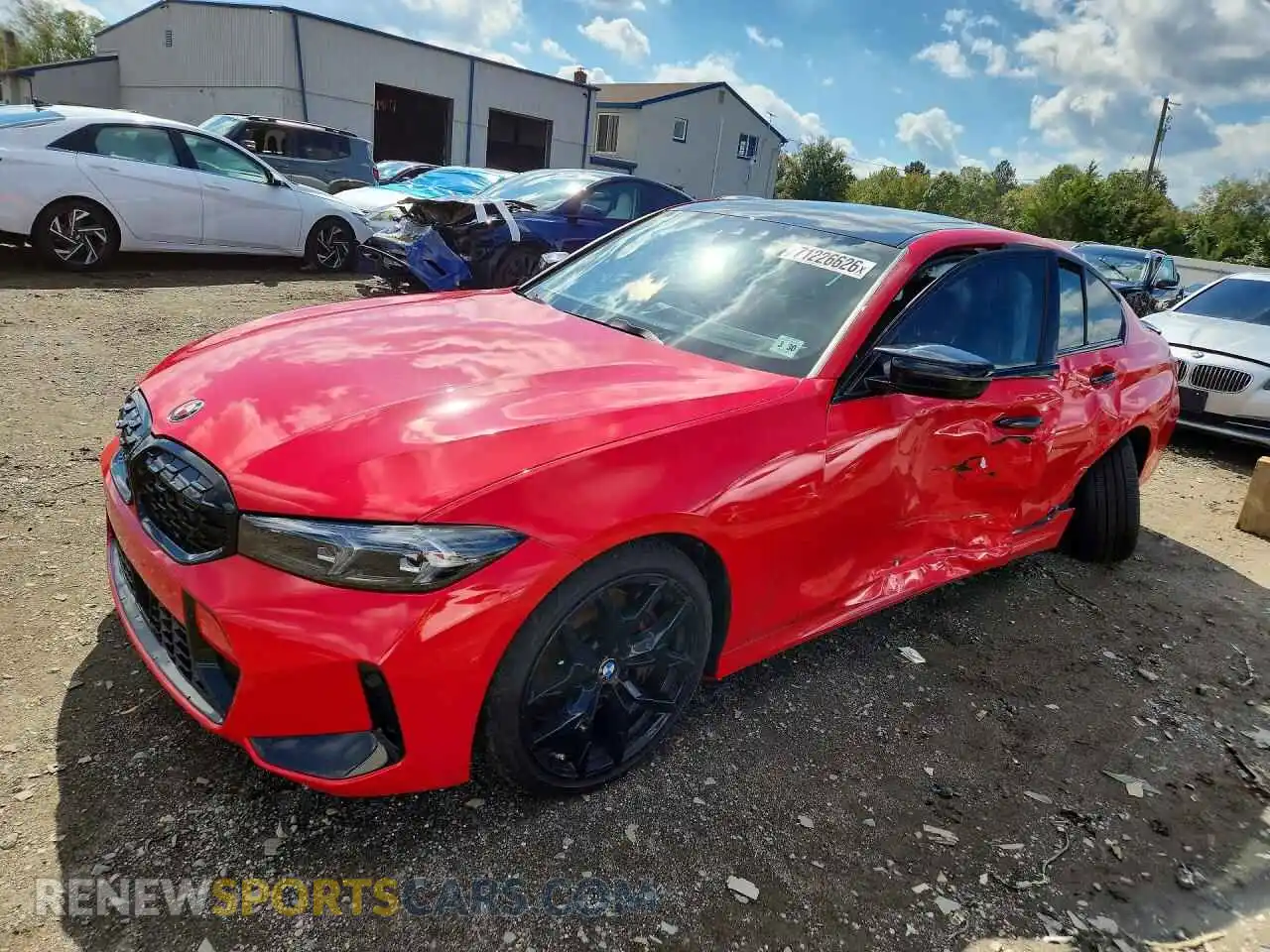 1 Фотография поврежденного автомобиля 3MW69FT03S8F24649 BMW M3 2025