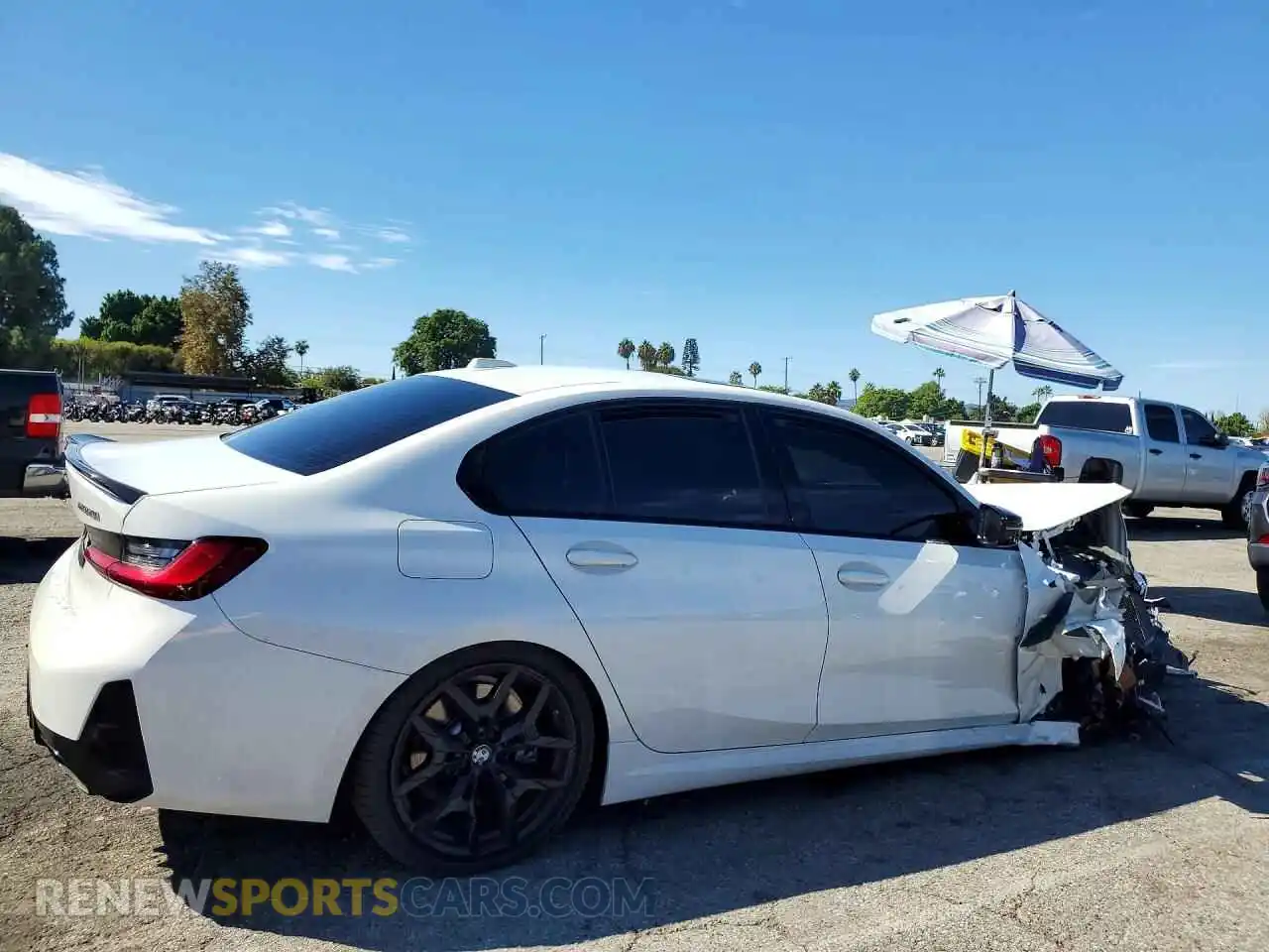 3 Photograph of a damaged car 3MW69FT03S8F66965 BMW M3 2025
