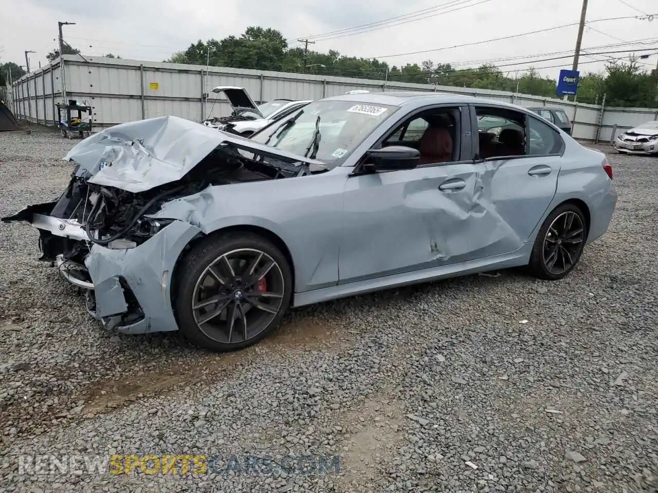 1 Photograph of a damaged car 3MW69FT04S8F01672 BMW M3 2025