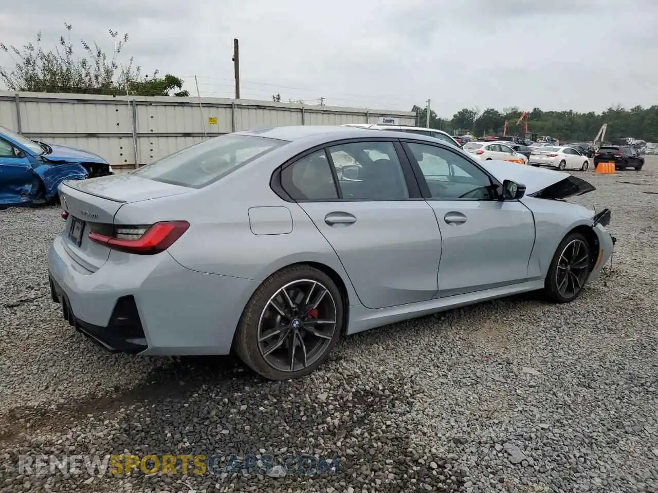 3 Photograph of a damaged car 3MW69FT04S8F01672 BMW M3 2025