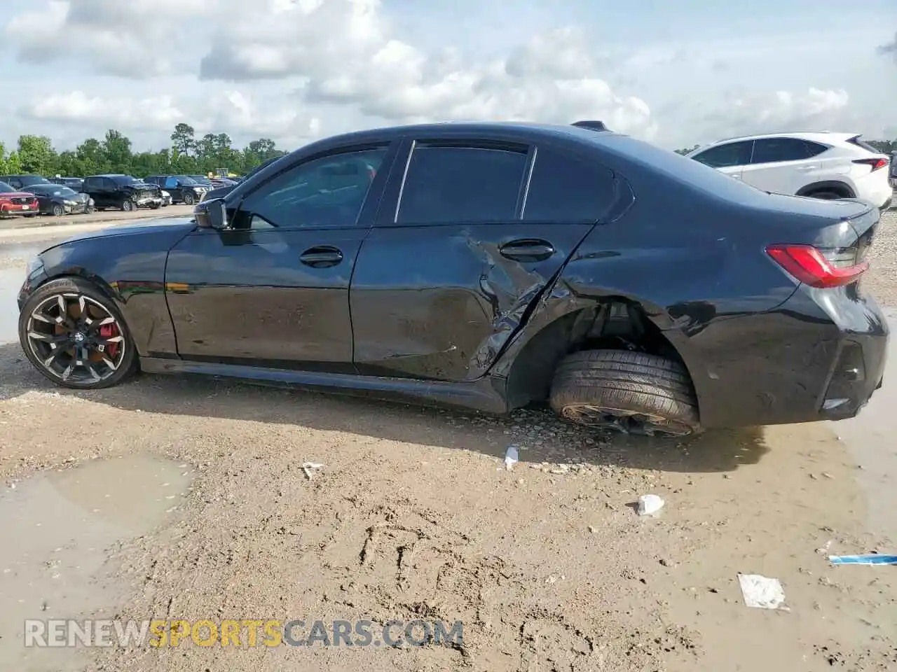 2 Photograph of a damaged car 3MW69FT07S8F25643 BMW M3 2025