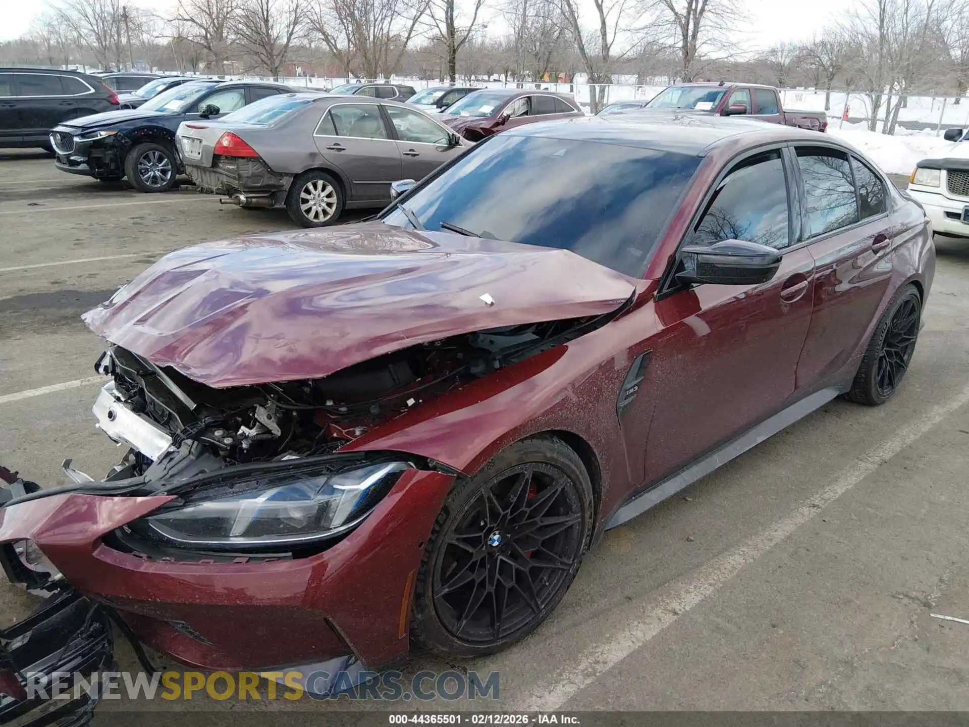 2 Photograph of a damaged car WBS13HJ02SFT95915 BMW M3 2025