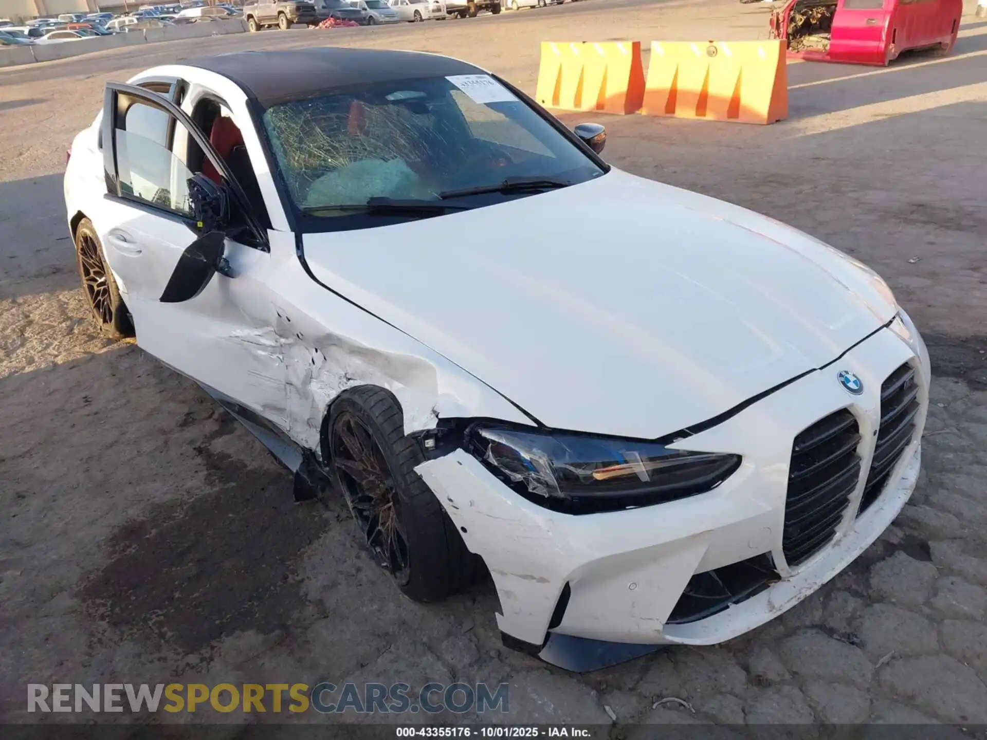 1 Photograph of a damaged car WBS33HJ01SFT93064 BMW M3 2025